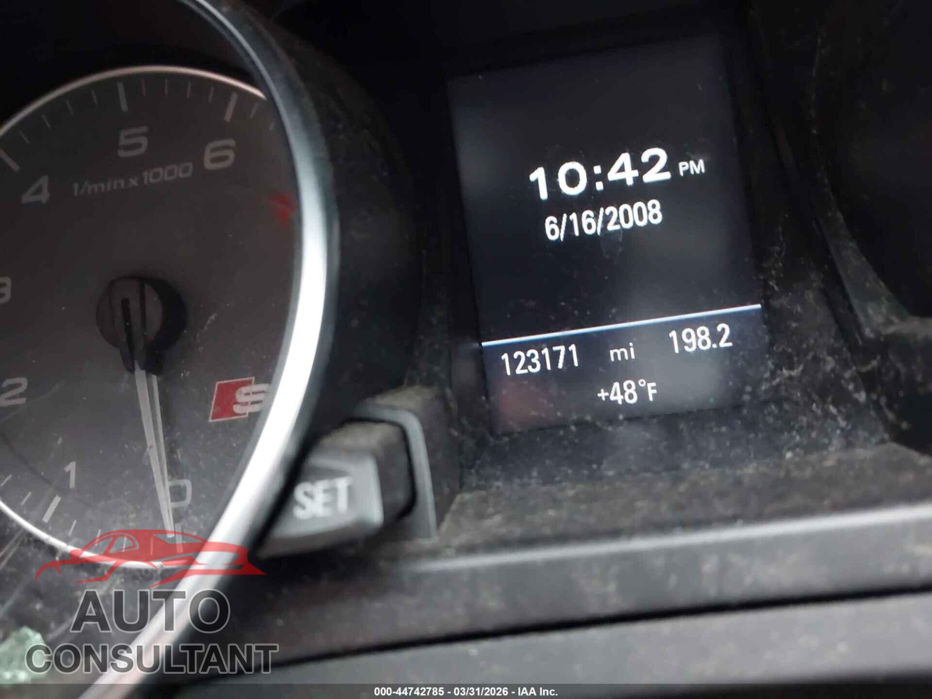 AUDI S5 2009 - WAURV78T19A041712