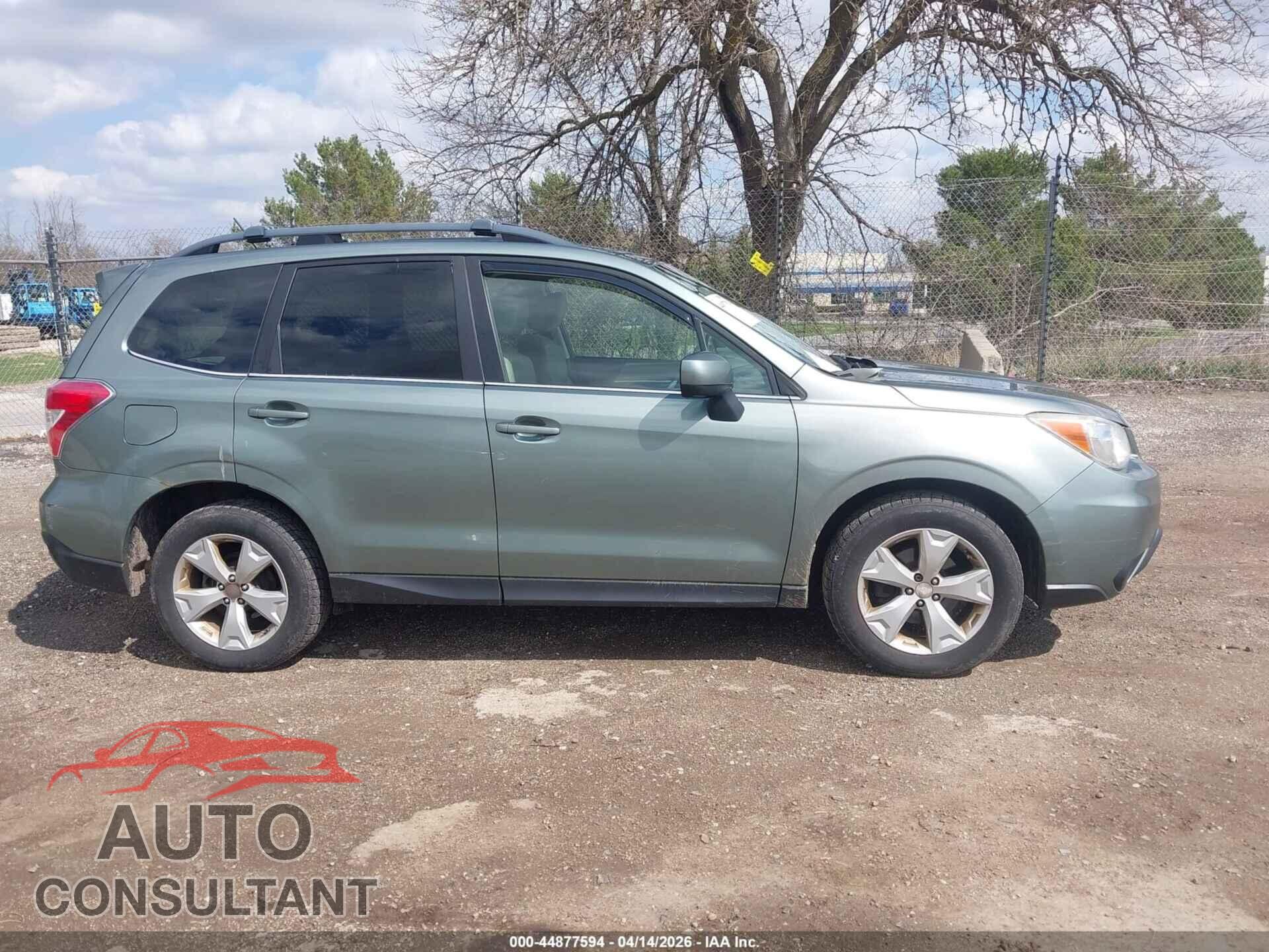 SUBARU FORESTER 2015 - JF2SJAHC3FH492075