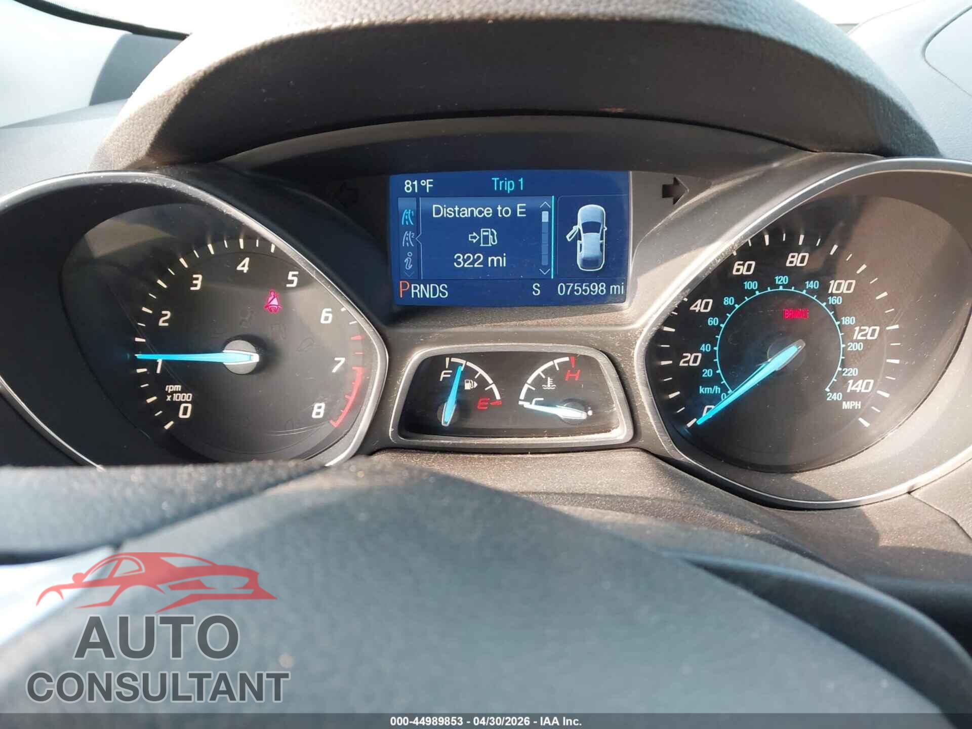 FORD ESCAPE 2014 - 1FMCU0GX3EUD64851