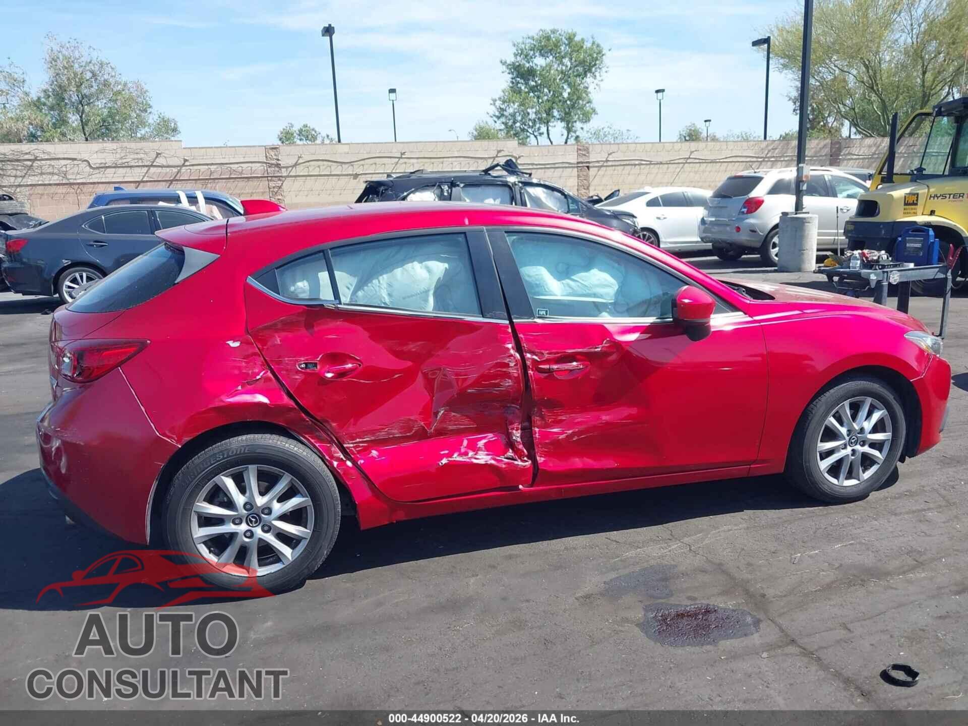 MAZDA MAZDA3 2014 - JM1BM1M78E1210387