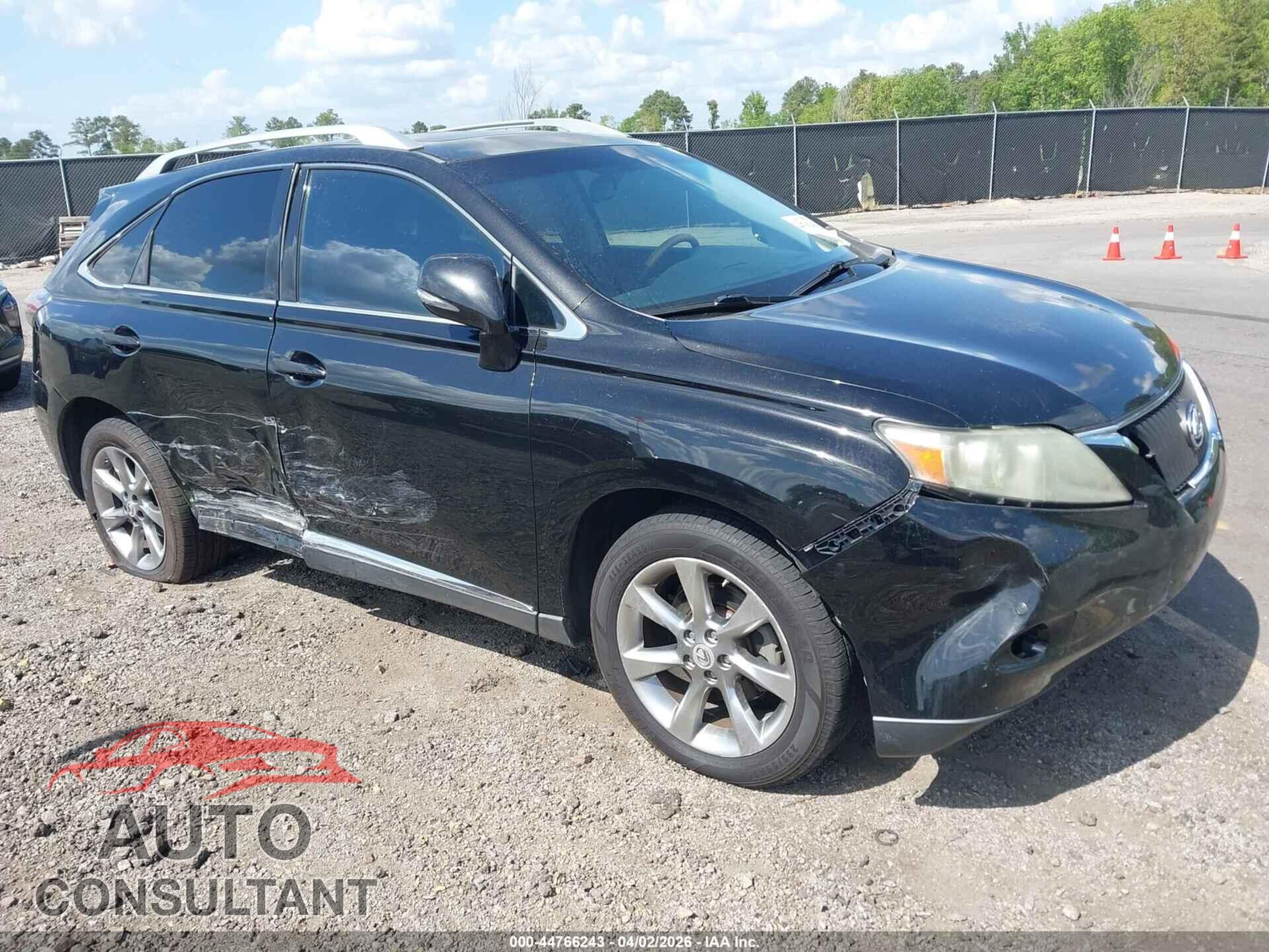 LEXUS RX 350 2012 - 2T2ZK1BA6CC086255