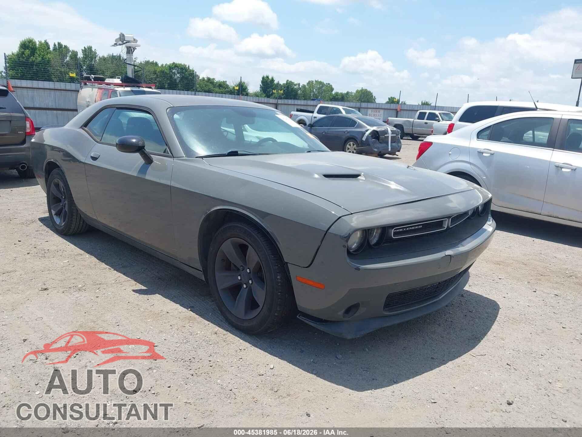 DODGE CHALLENGER 2018 - 2C3CDZAG0JH242502