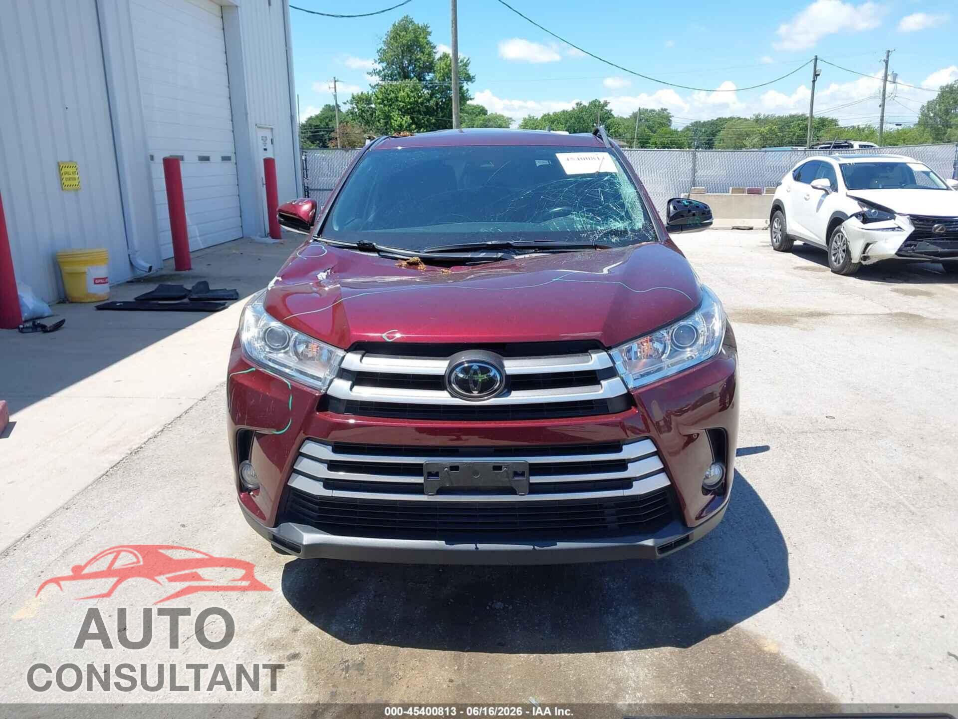 TOYOTA HIGHLANDER 2017 - 5TDBZRFH3HS446491