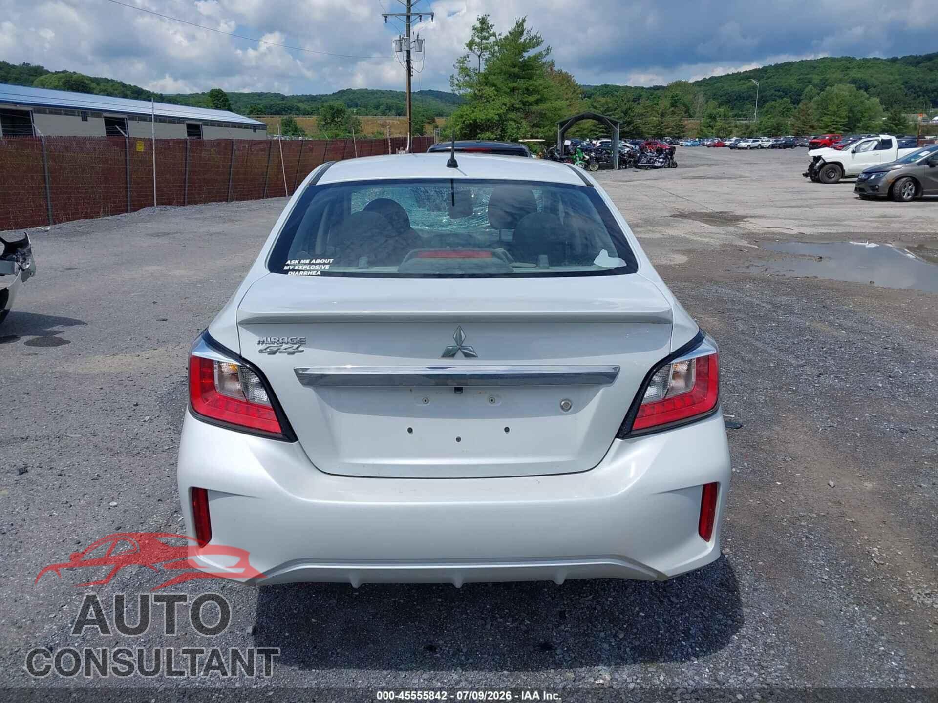 MITSUBISHI MIRAGE G4 2022 - ML32FUFJ6NHF06154
