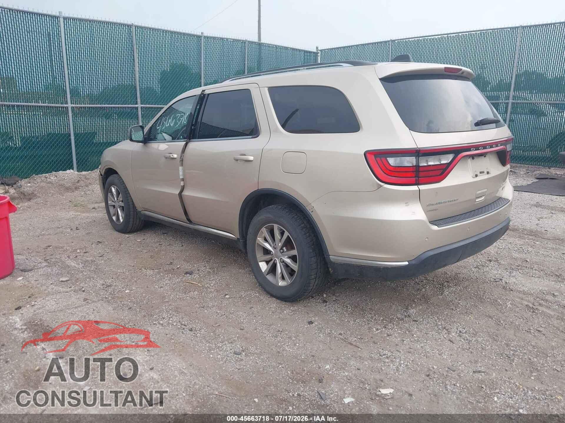 DODGE DURANGO 2014 - 1C4RDJDG3EC475365