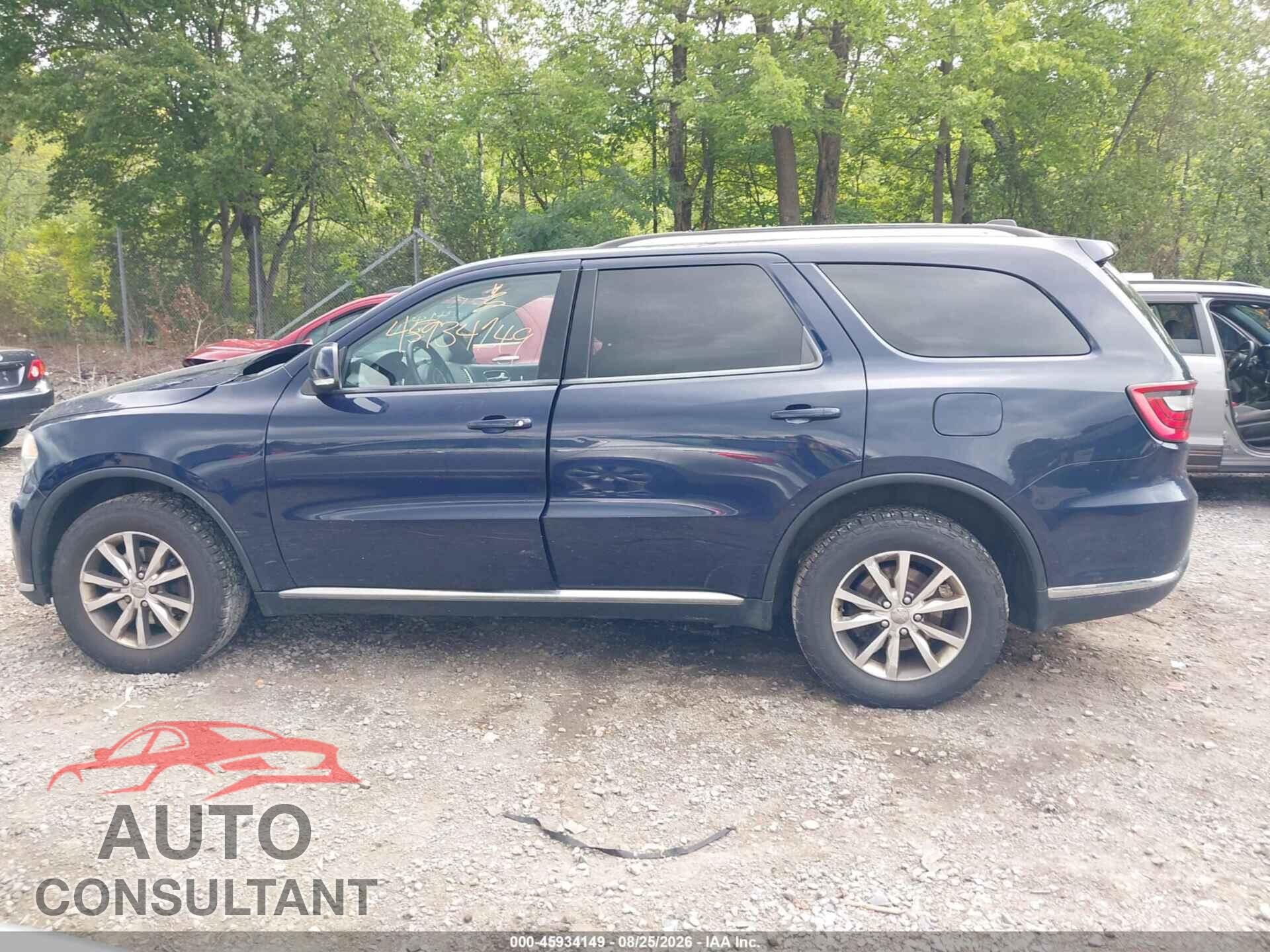 DODGE DURANGO 2016 - 1C4RDJDG2GC362655