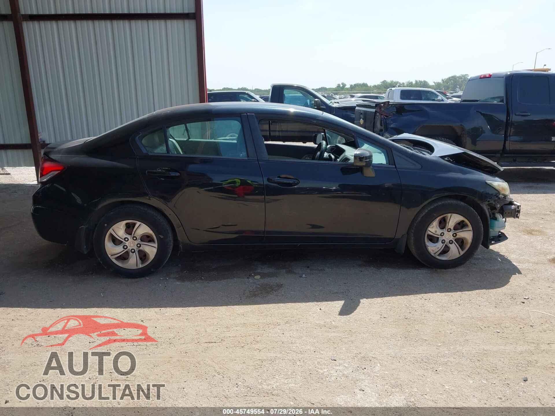 HONDA CIVIC 2014 - 19XFB2F5XEE024887
