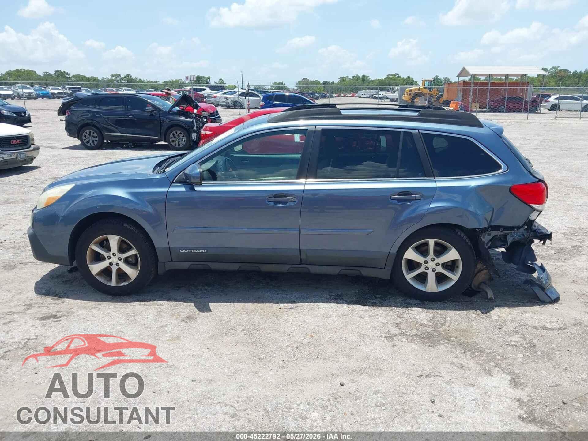 SUBARU OUTBACK 2013 - 4S4BRCKC4D3241051