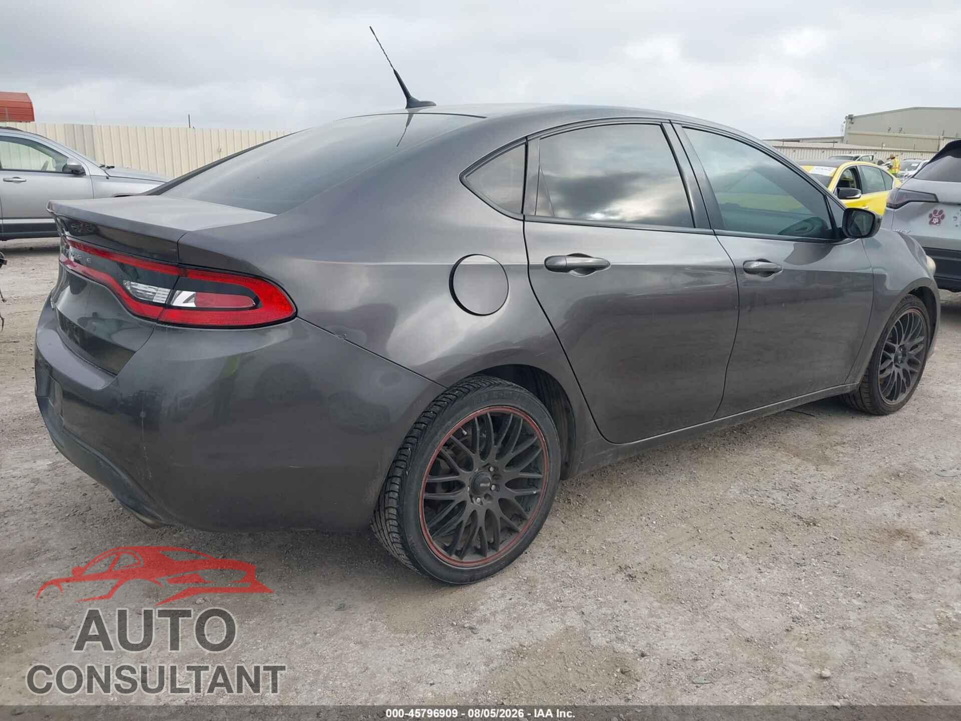 DODGE DART 2015 - 1C3CDFBB4FD422829