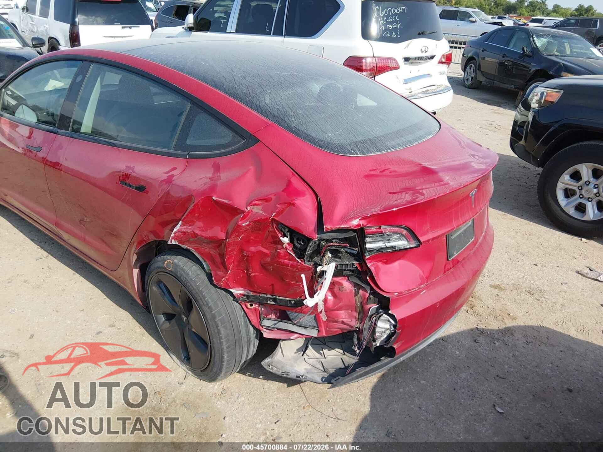 TESLA MODEL 3 2021 - 5YJ3E1EA2MF095402