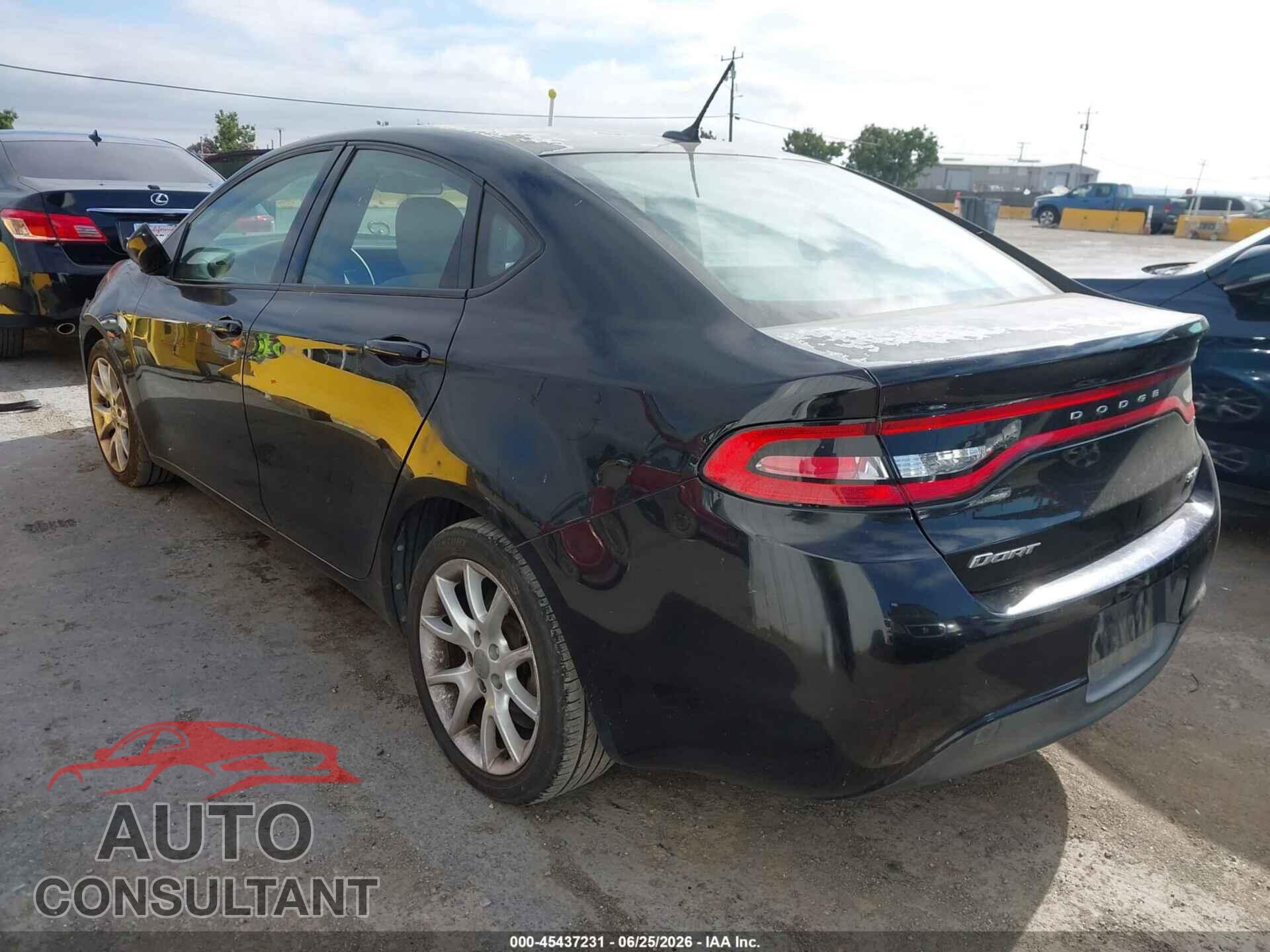 DODGE DART 2013 - 1C3CDFBA6DD209787