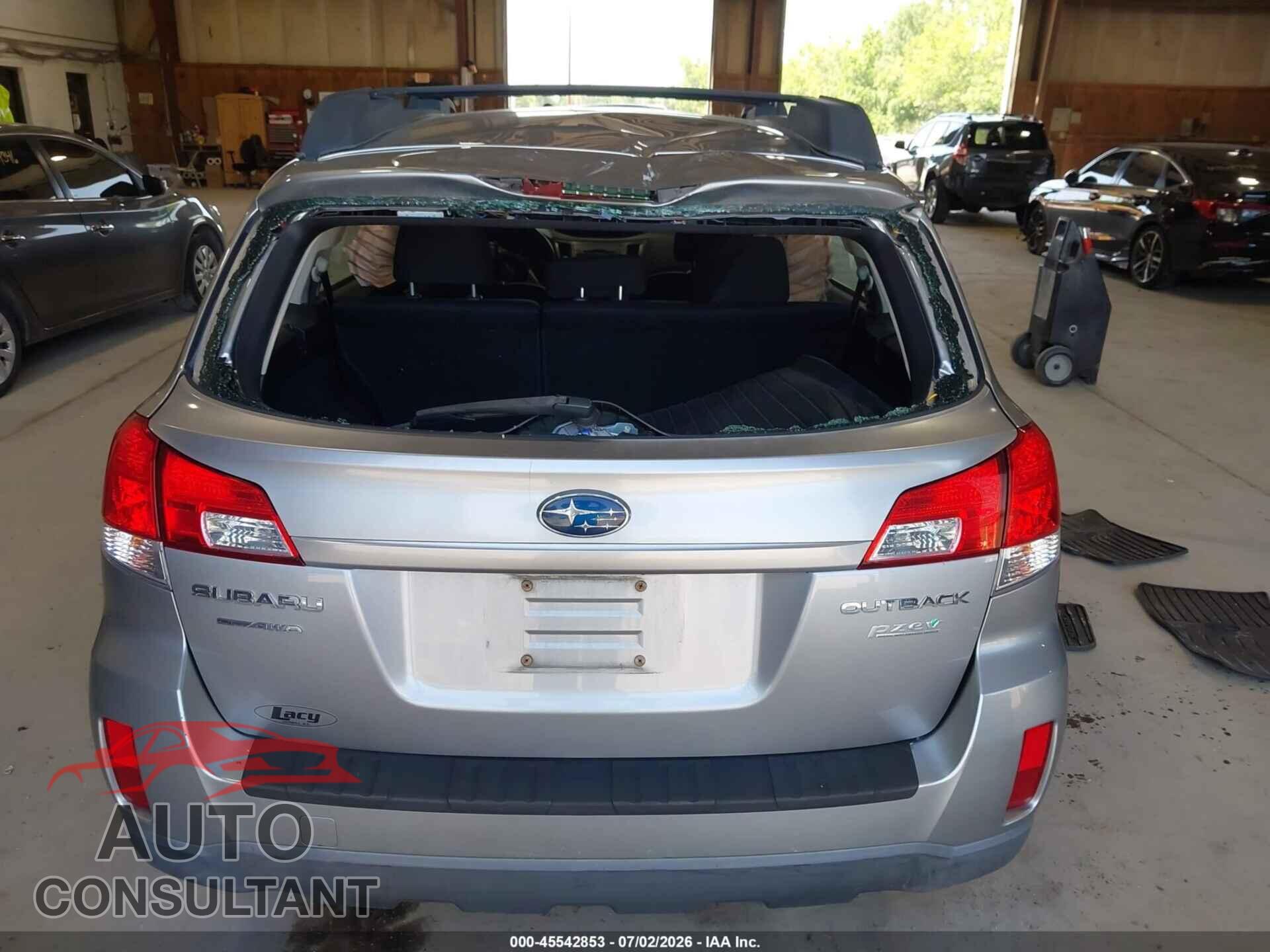 SUBARU OUTBACK 2011 - 4S4BRBAC9B3436961