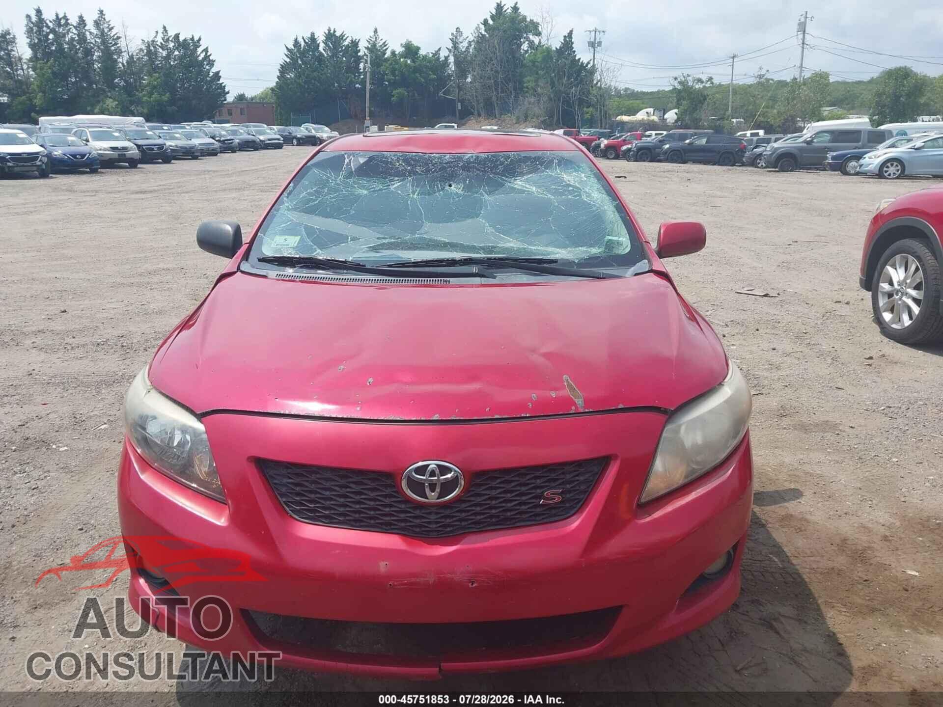 TOYOTA COROLLA 2010 - 2T1BU4EE0AC471663
