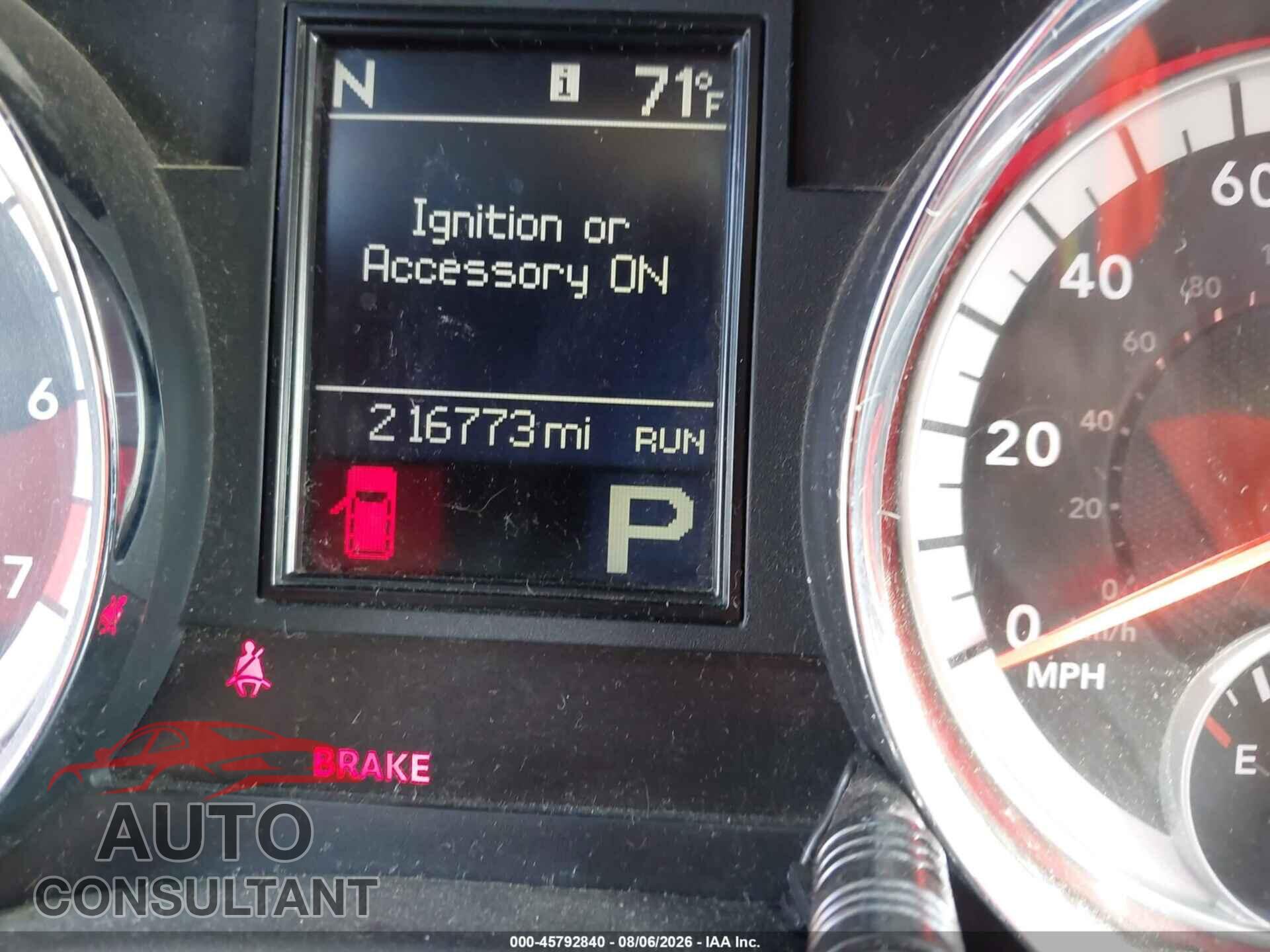 DODGE DURANGO 2011 - 1D4RE4GG9BC667561