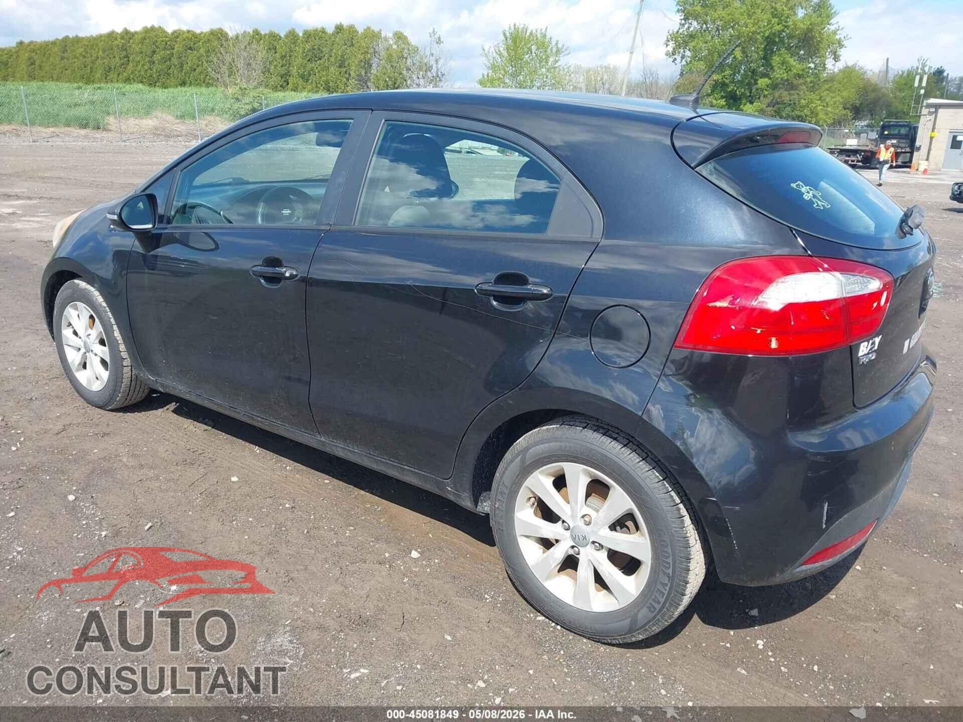 KIA RIO5 2012 - KNADN5A34C6040329