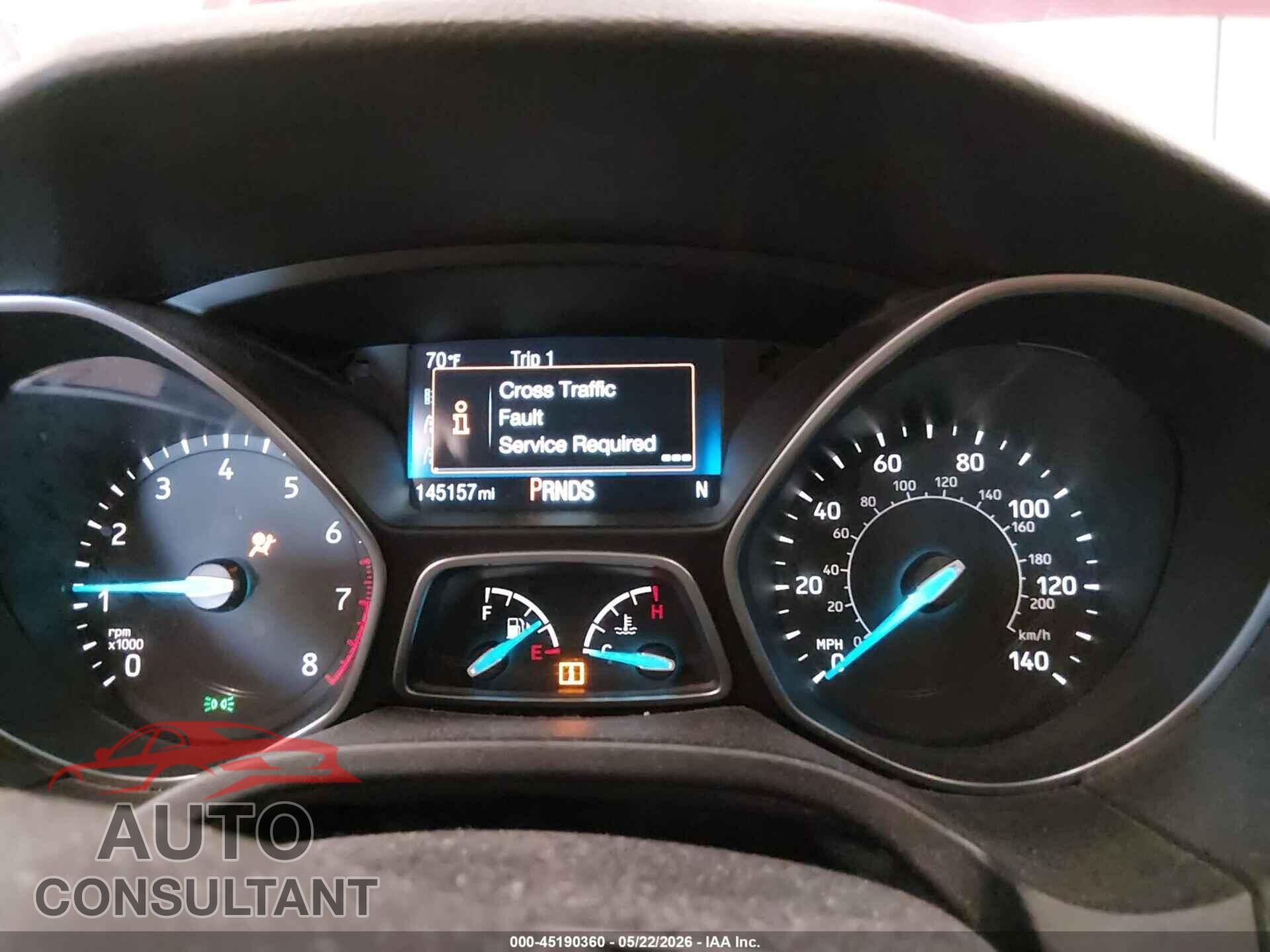 FORD FOCUS 2017 - 1FADP3J29HL325602