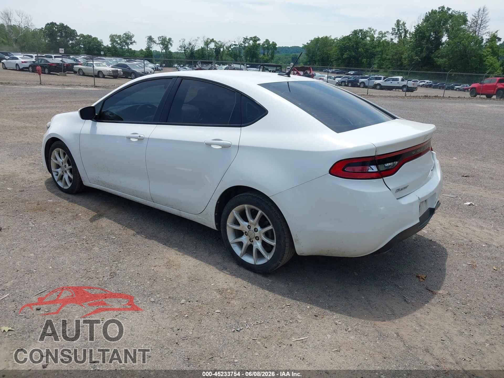 DODGE DART 2013 - 1C3CDFBA5DD105548