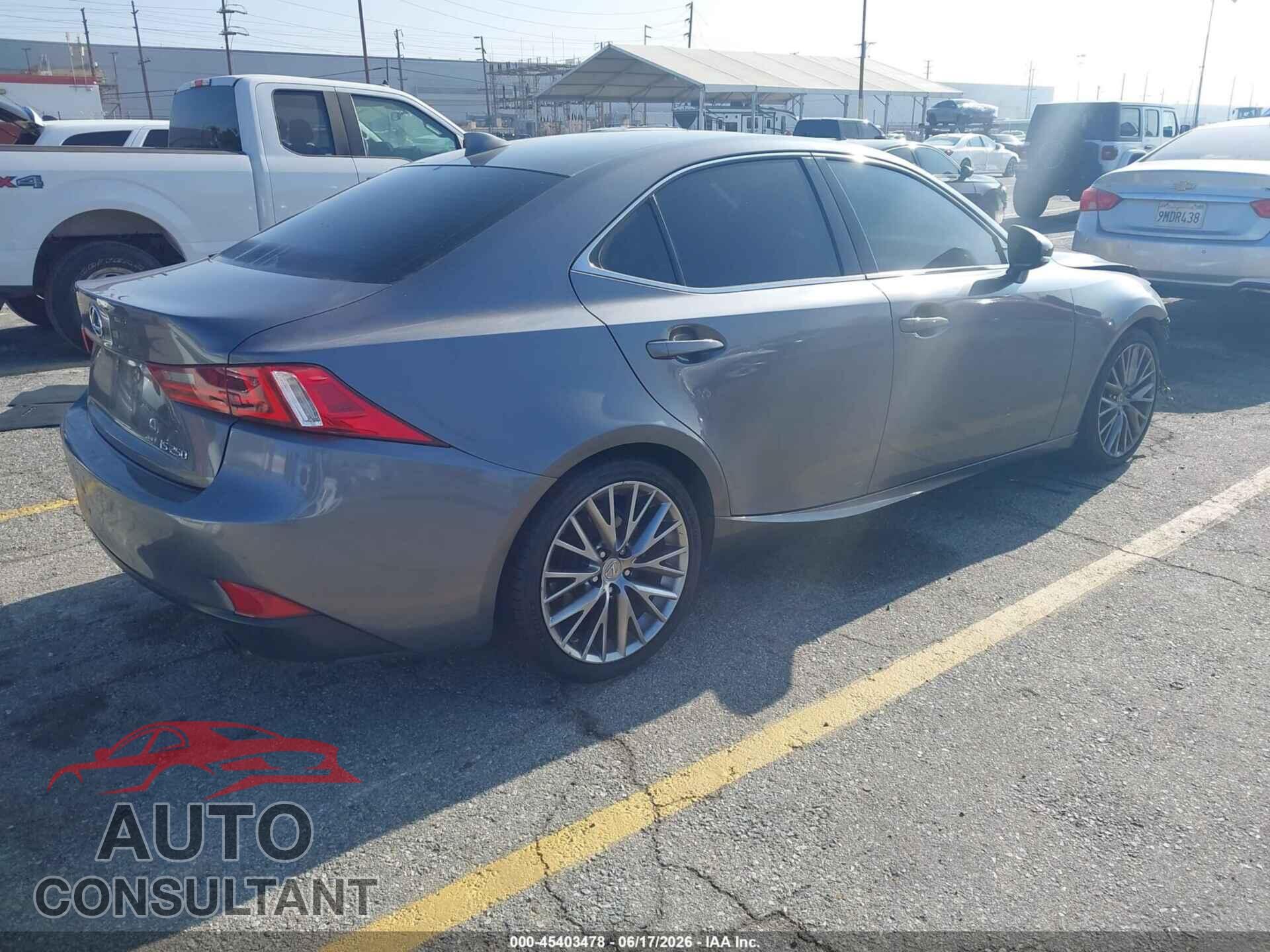 LEXUS IS 250 2014 - JTHBF1D21E5006424