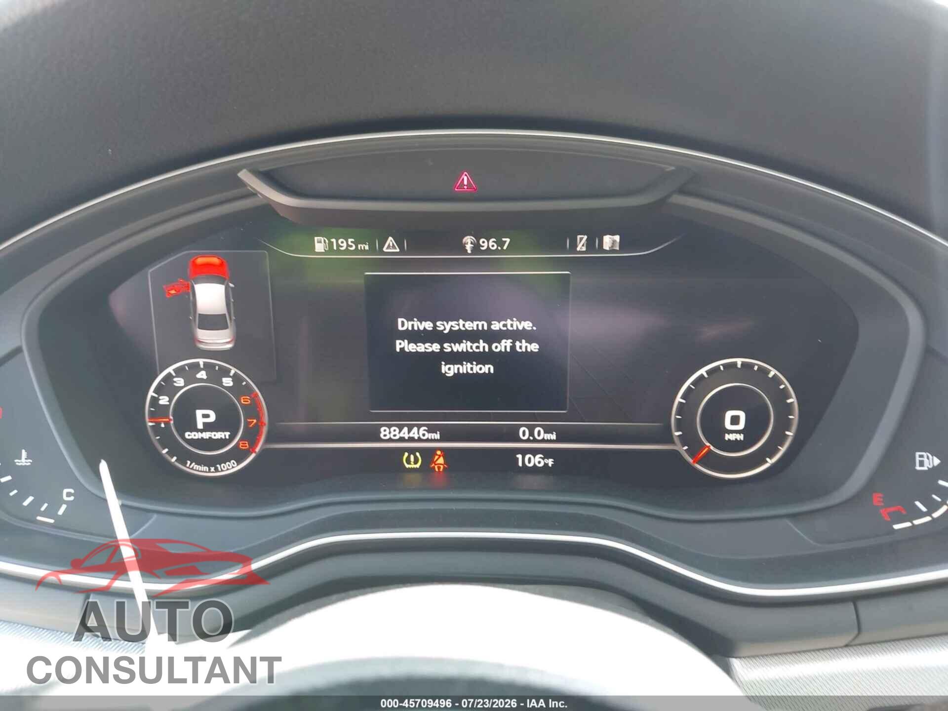 AUDI A4 2018 - WAUKMAF47JA213162