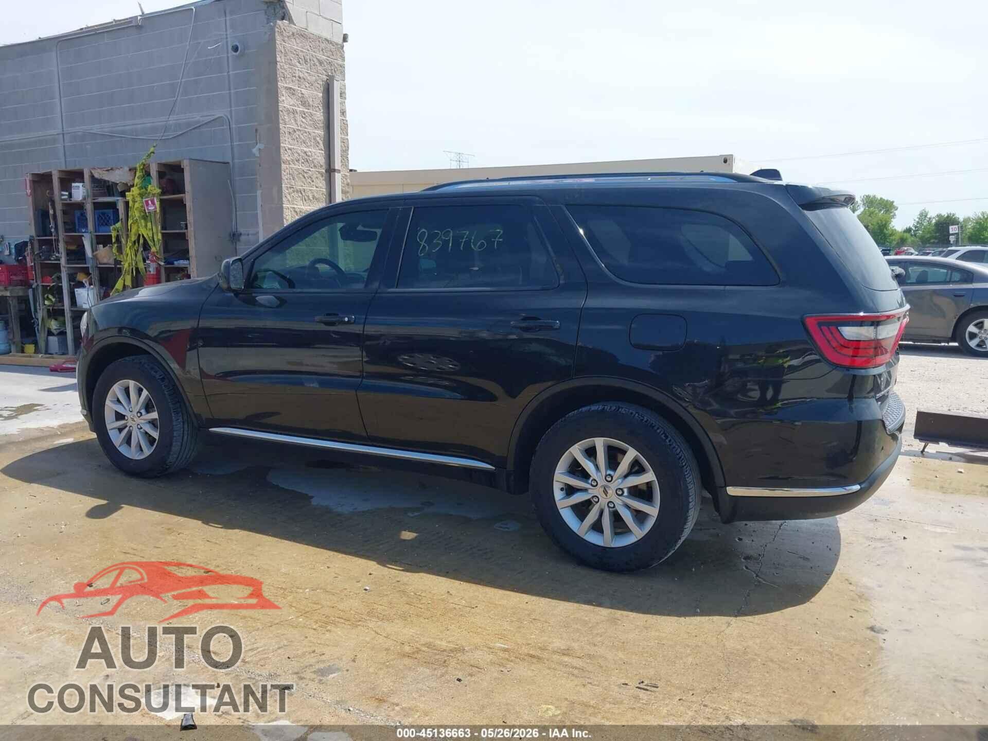DODGE DURANGO 2019 - 1C4RDJAG3KC839767