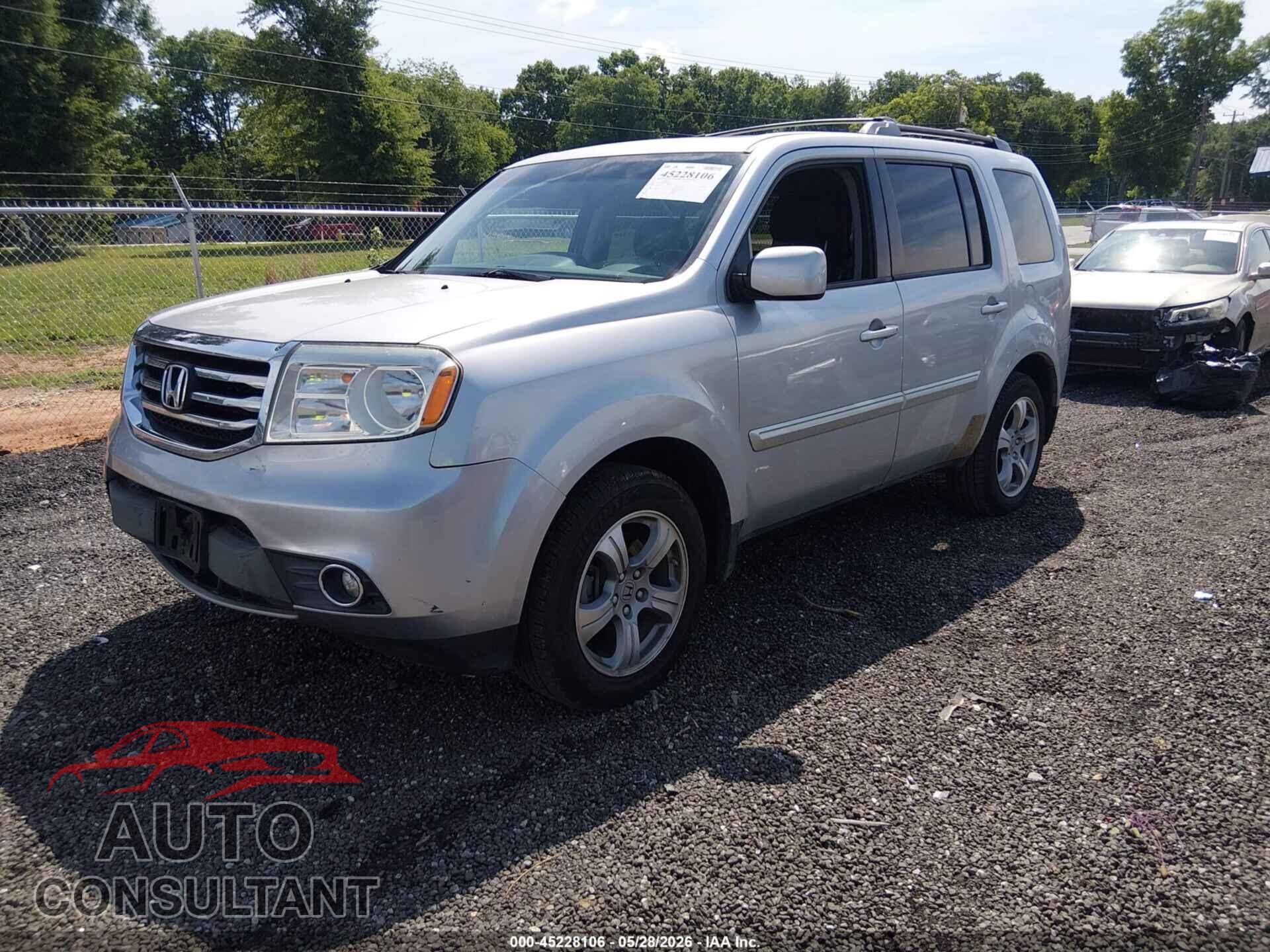 HONDA PILOT 2012 - 5FNYF3H79CB028681