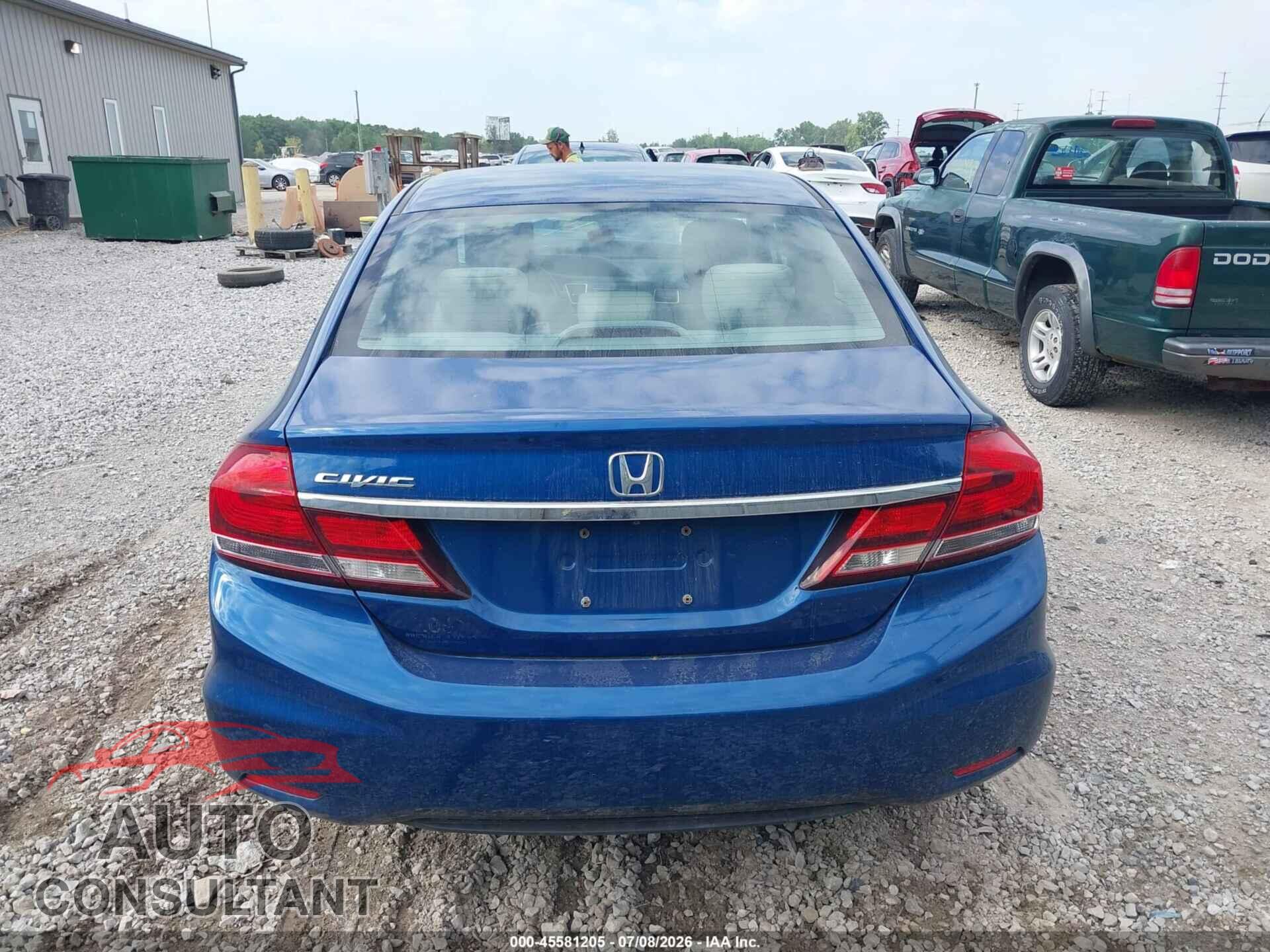 HONDA CIVIC 2013 - 19XFB2F57DE088304