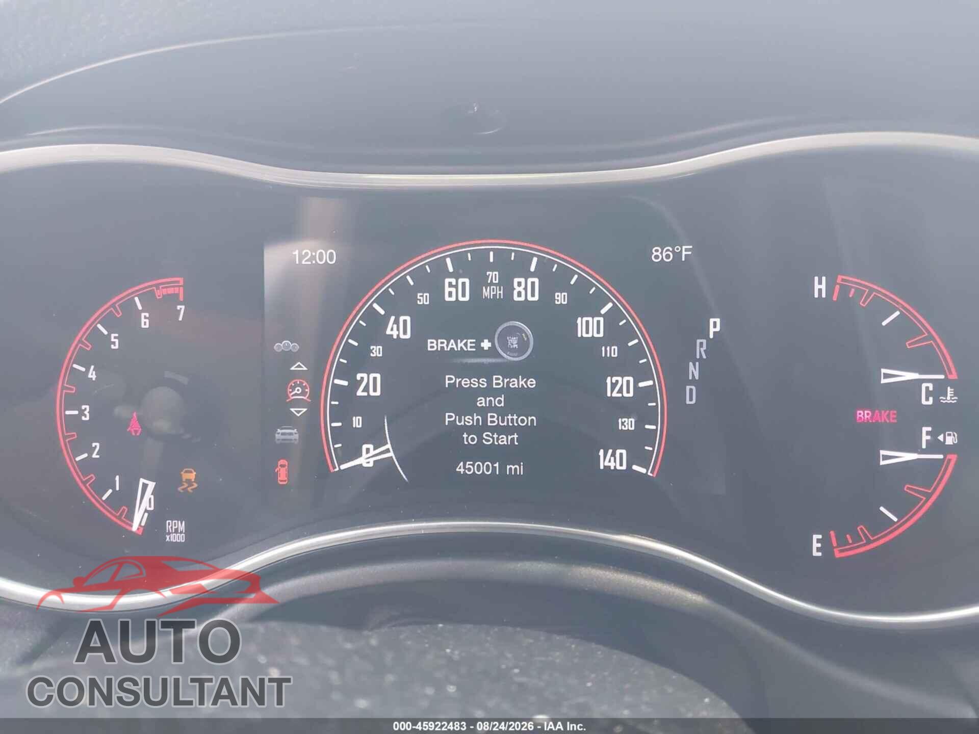 DODGE DURANGO 2019 - 1C4RDJAG8KC769974