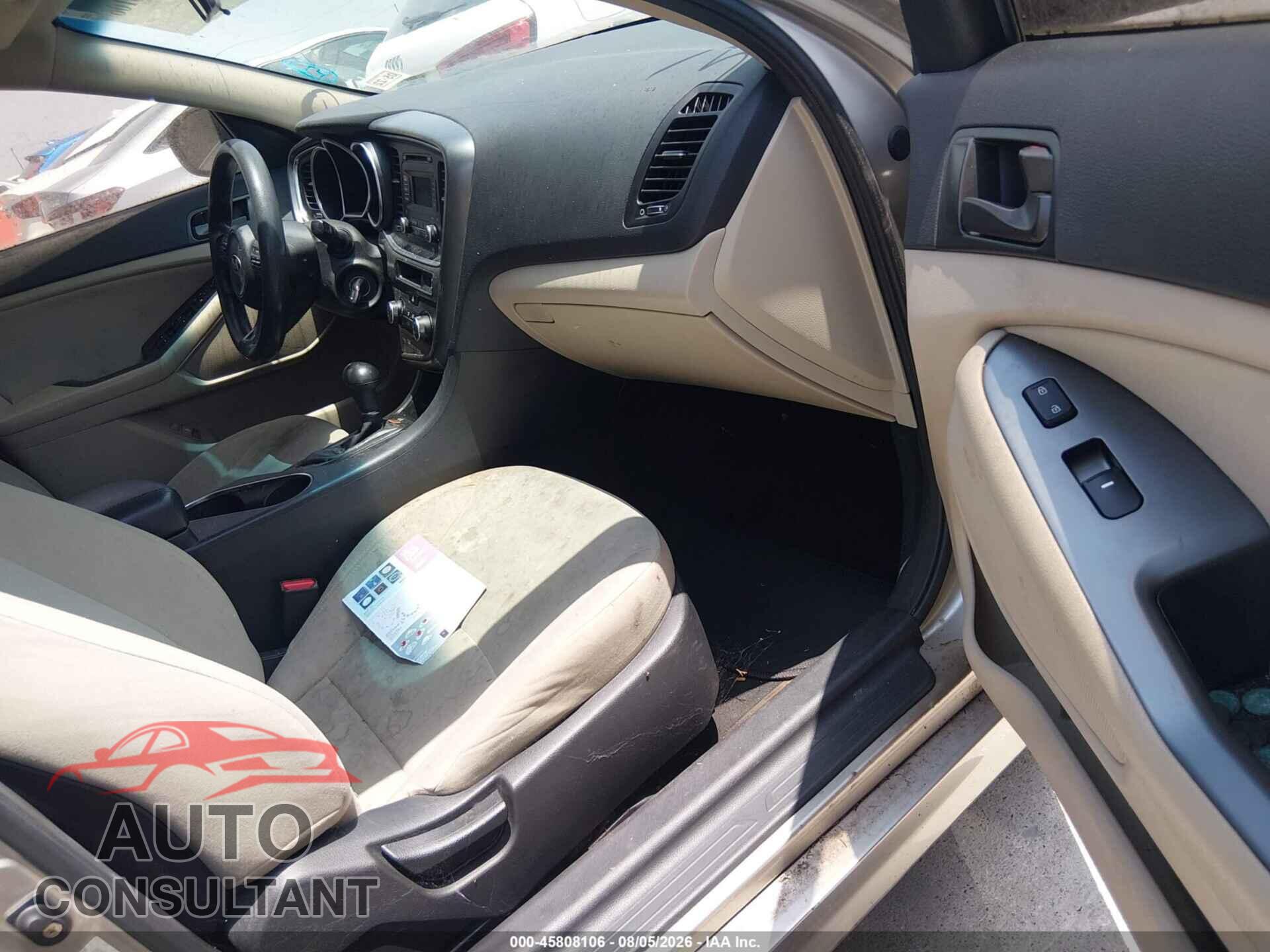 KIA OPTIMA 2015 - KNAGM4A79F5584574
