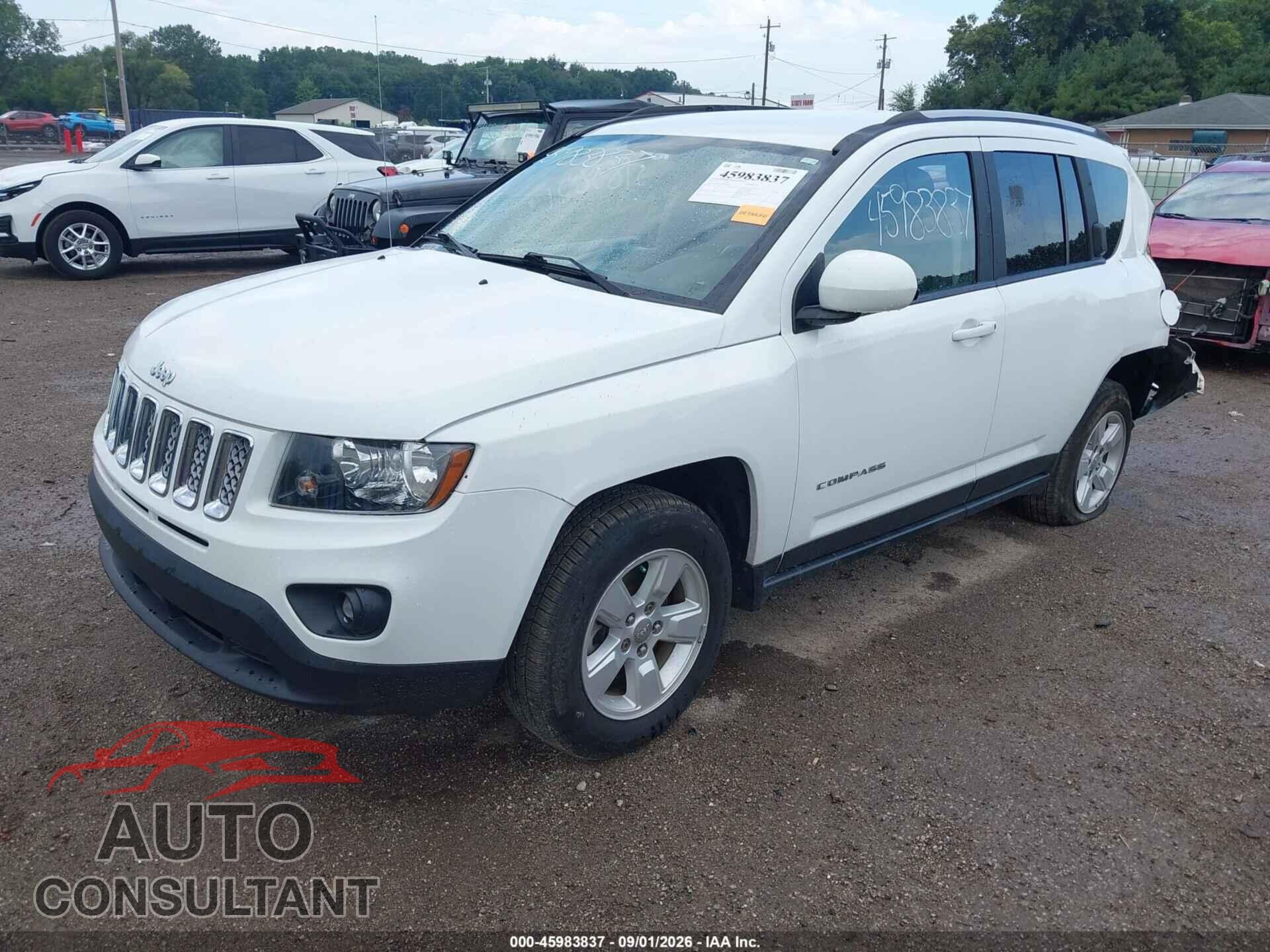JEEP COMPASS 2017 - 1C4NJCEA2HD116245