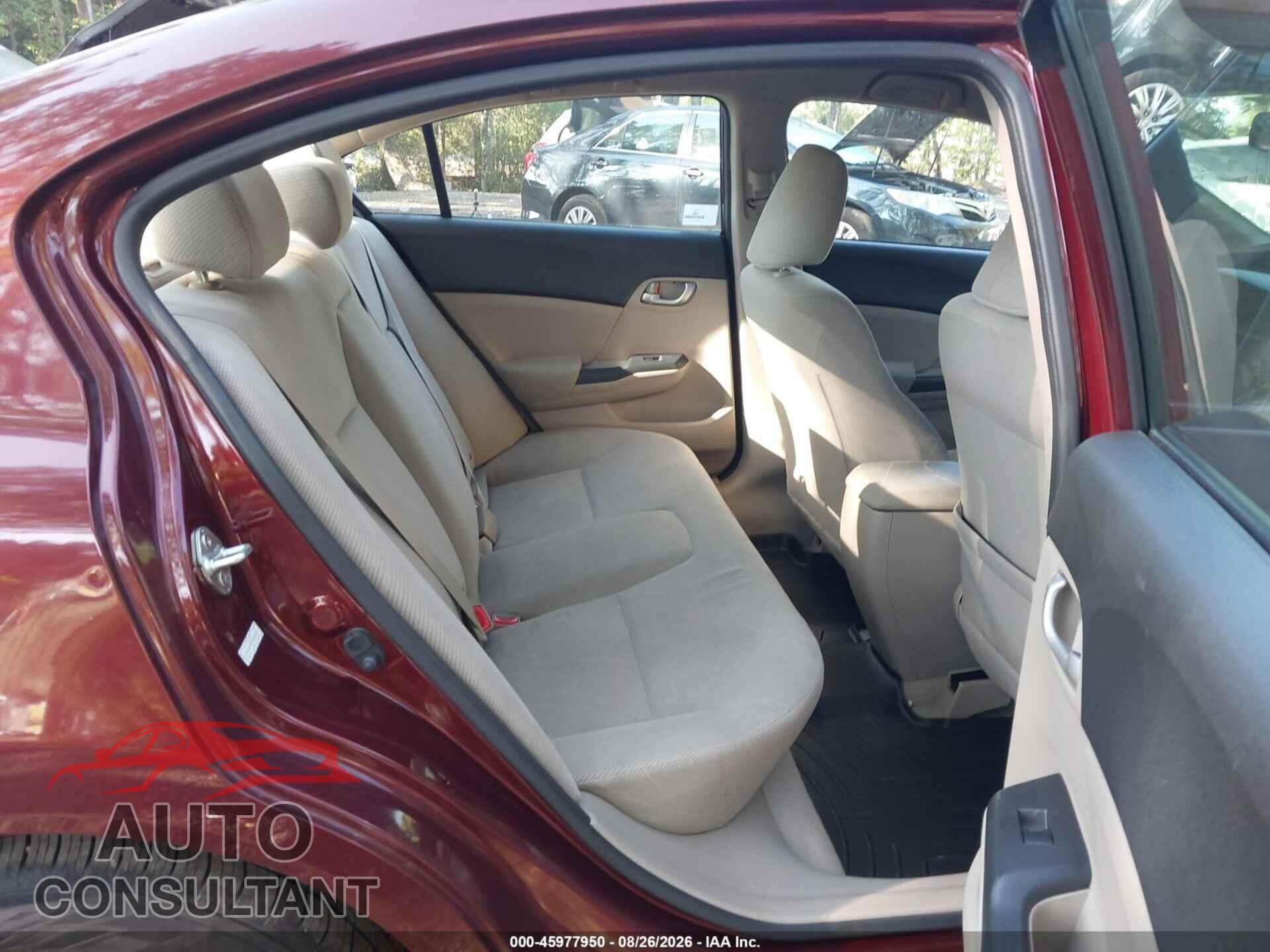 HONDA CIVIC 2012 - JHMFB2F57CS003603