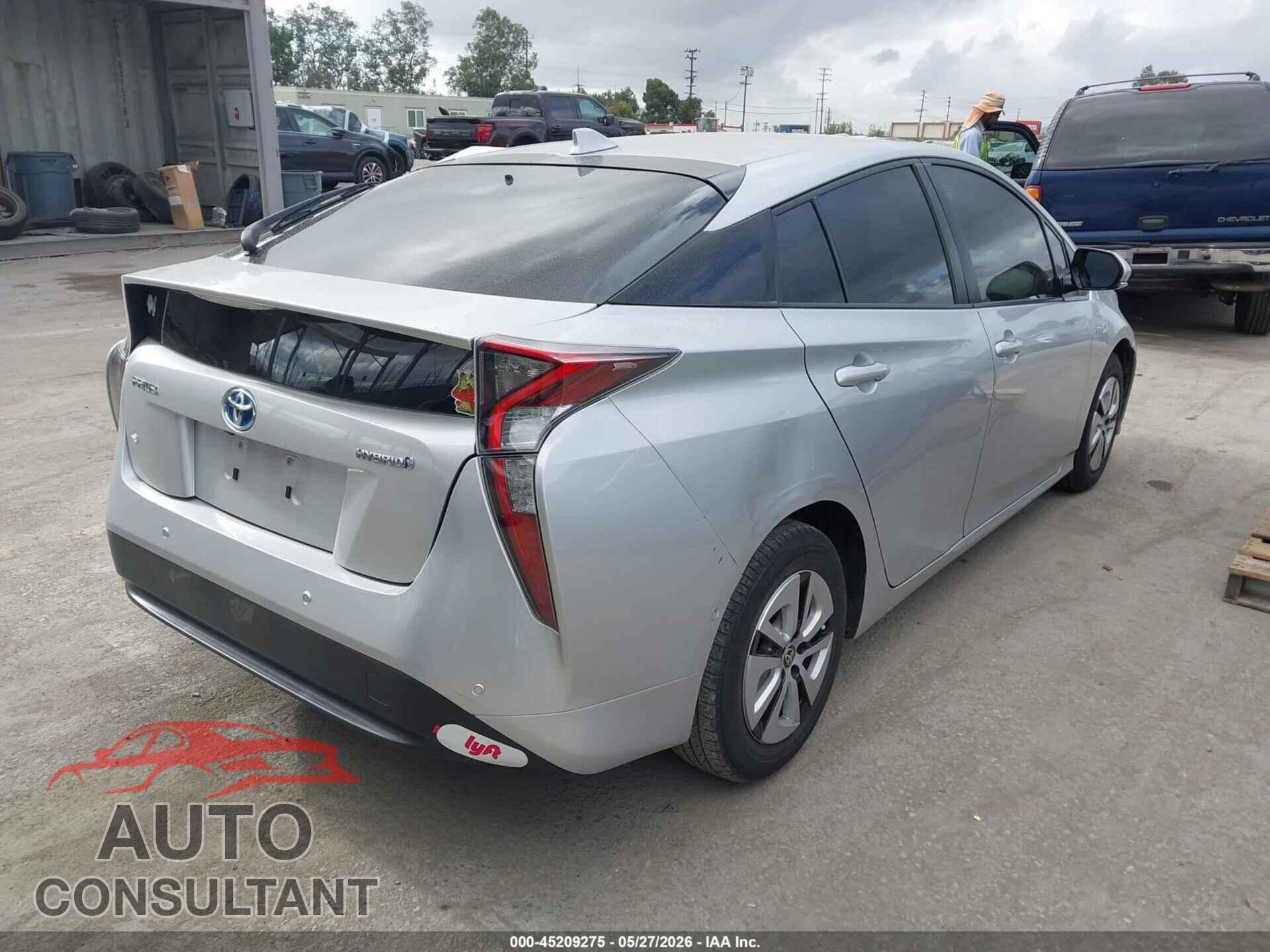 TOYOTA PRIUS 2017 - JTDKBRFU2H3045243