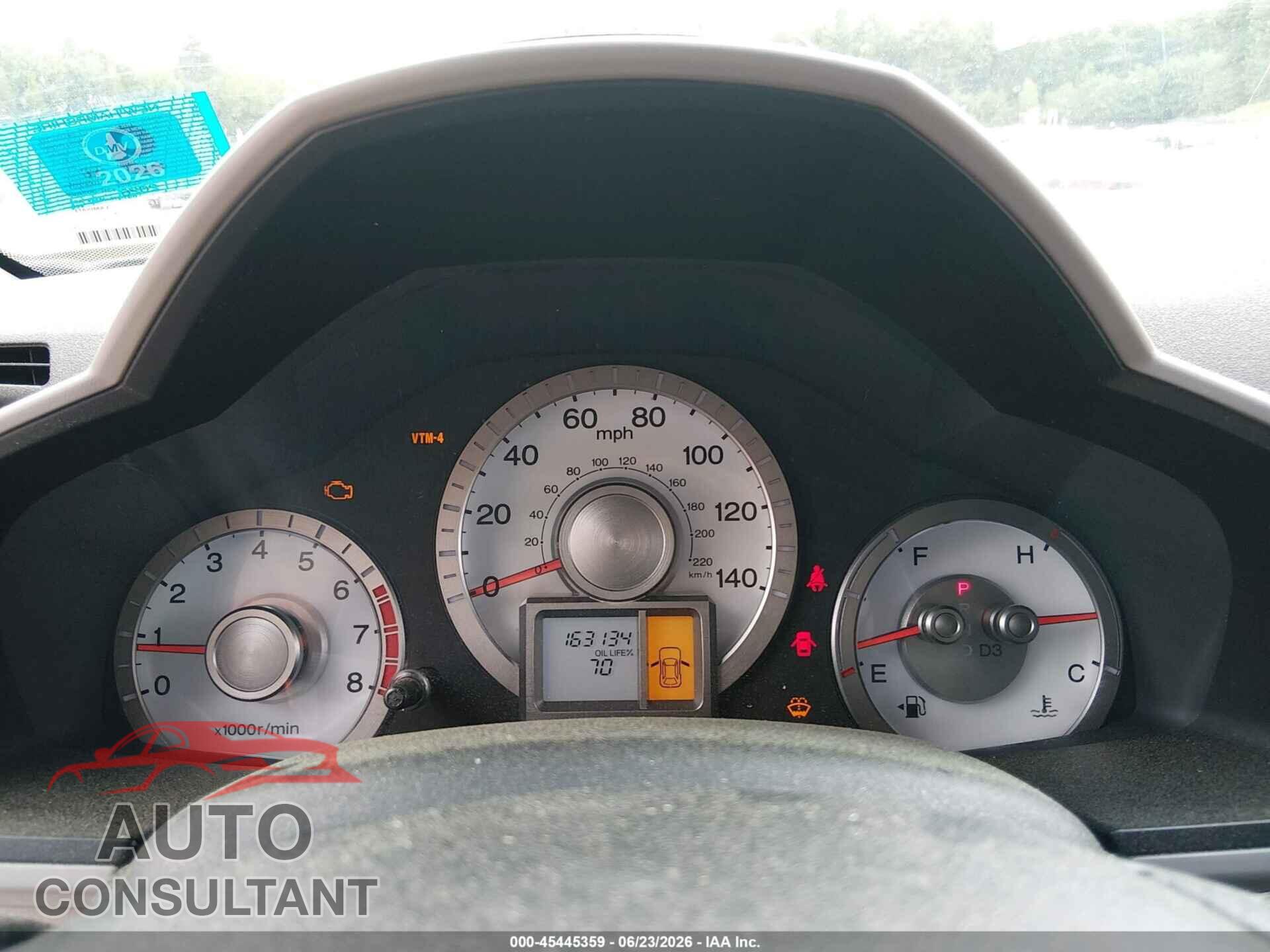 HONDA PILOT 2011 - 5FNYF4H25BB077577