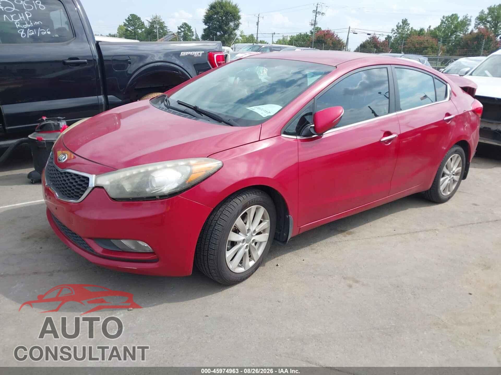 KIA FORTE 2014 - KNAFX4A84E5113829