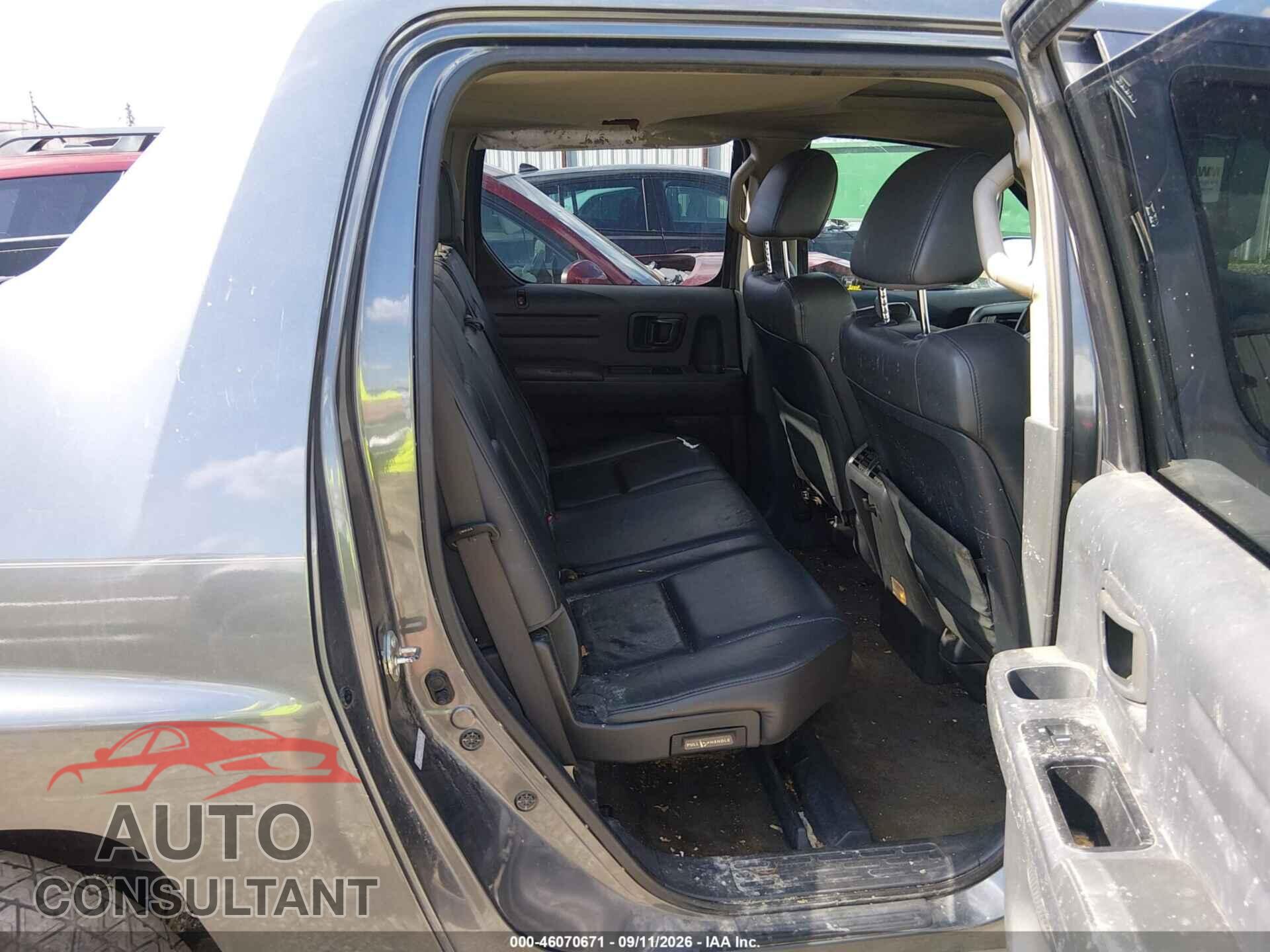 HONDA RIDGELINE 2011 - 5FPYK1F58BB453025