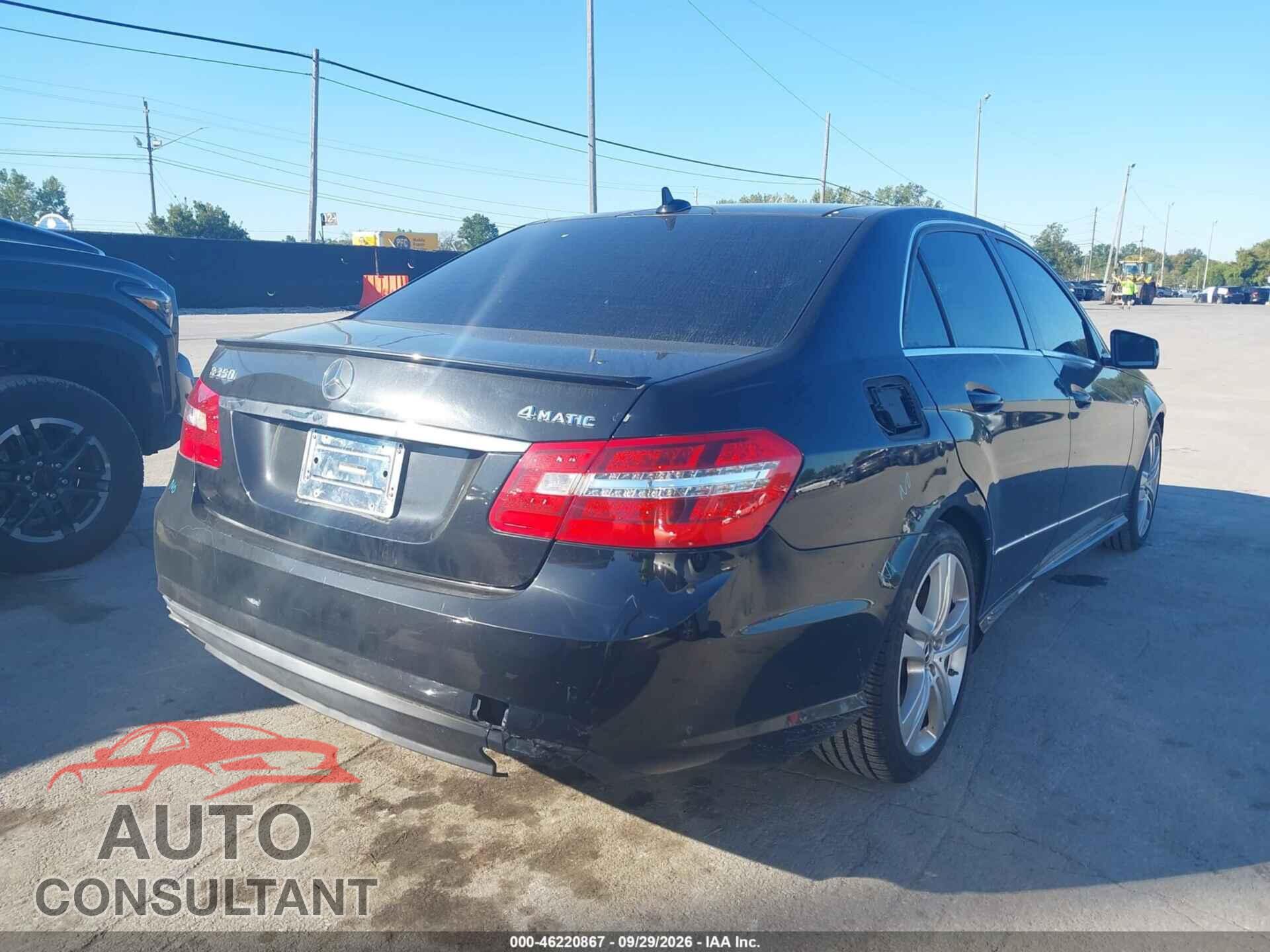 MERCEDES-BENZ E-CLASS 2013 - WDDHF8JB9DA728700