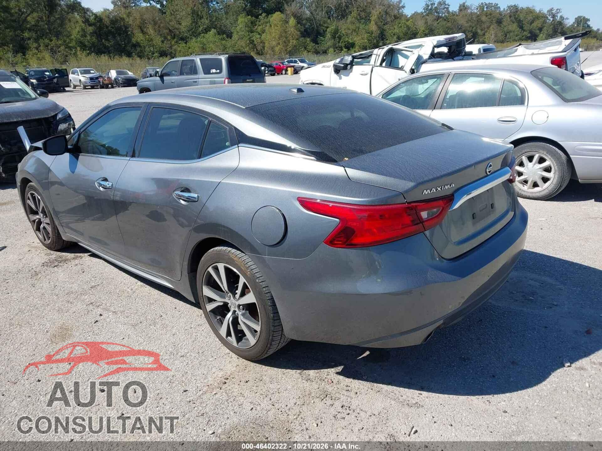NISSAN MAXIMA 2017 - 1N4AA6AP1HC381261