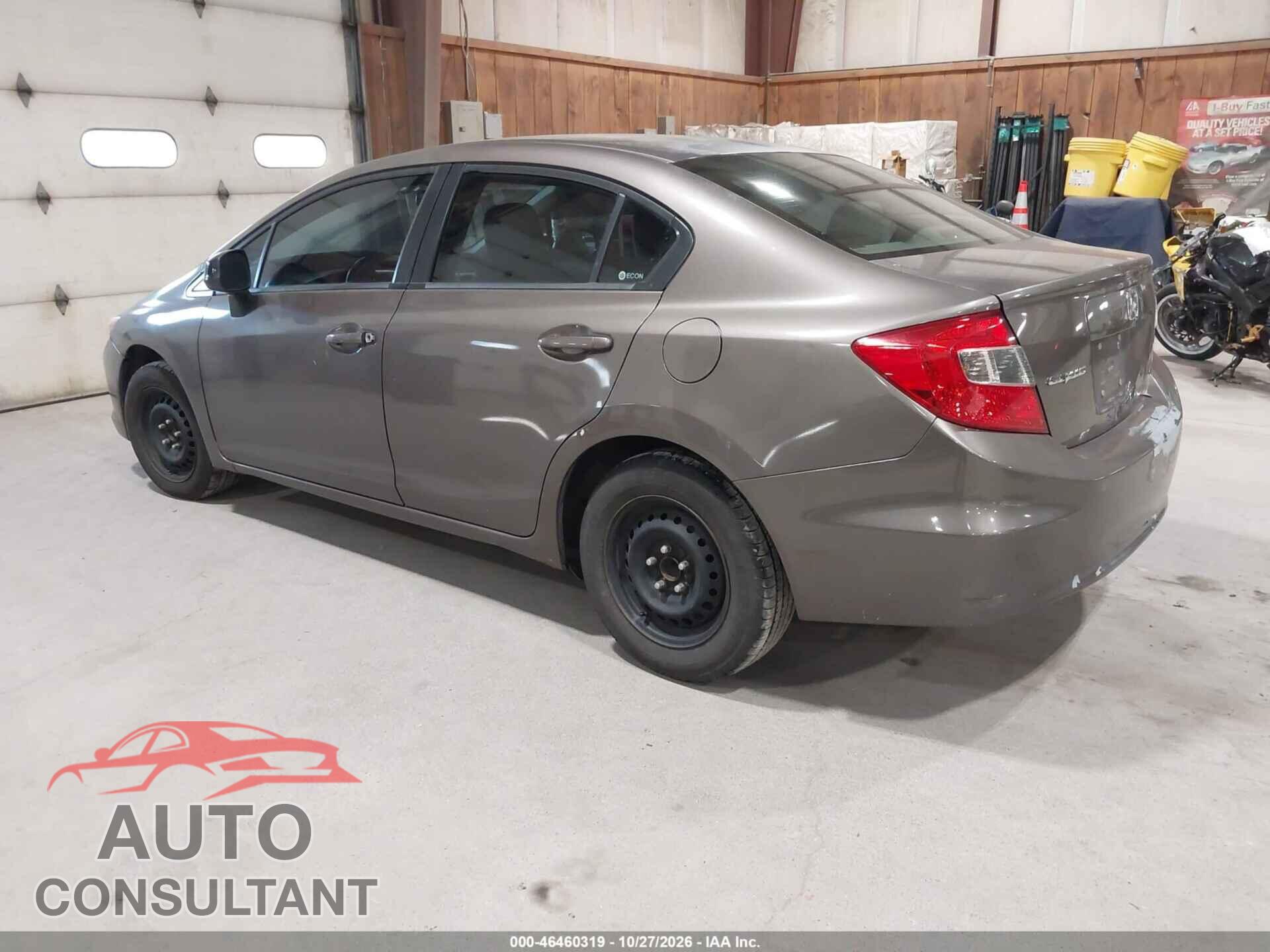 HONDA CIVIC 2012 - 2HGFB2F54CH516382