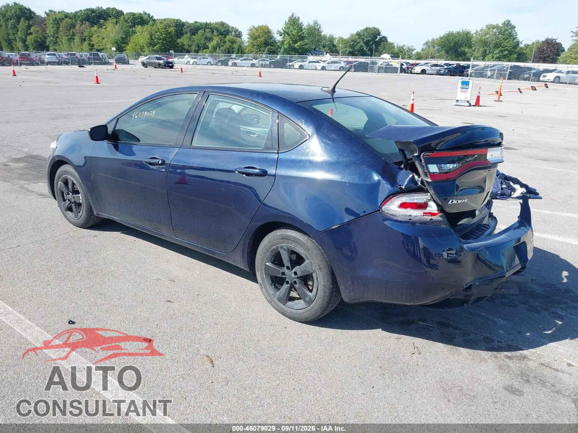 DODGE DART 2015 - 1C3CDFBB0FD320184