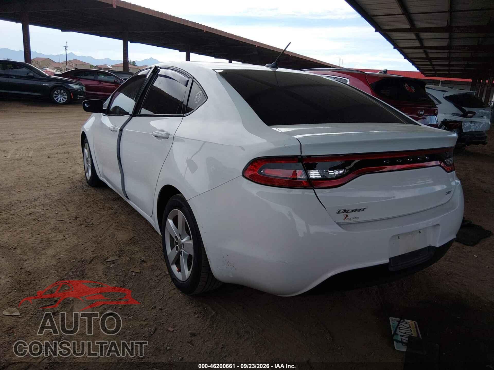 DODGE DART 2016 - 1C3CDFBB2GD749974