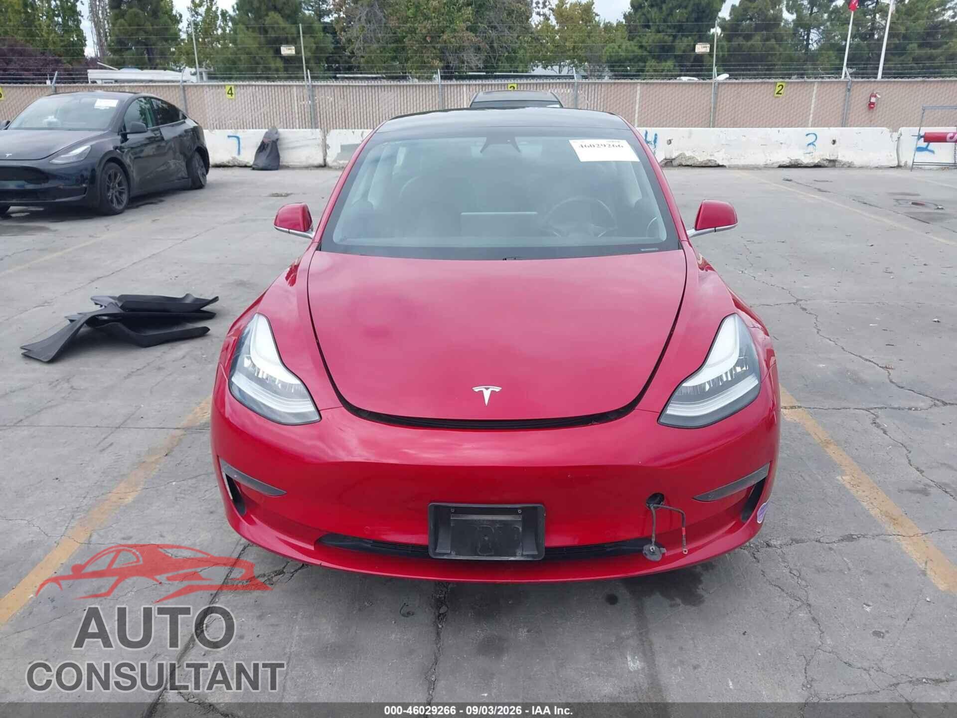 TESLA MODEL 3 2019 - 5YJ3E1EA5KF307089
