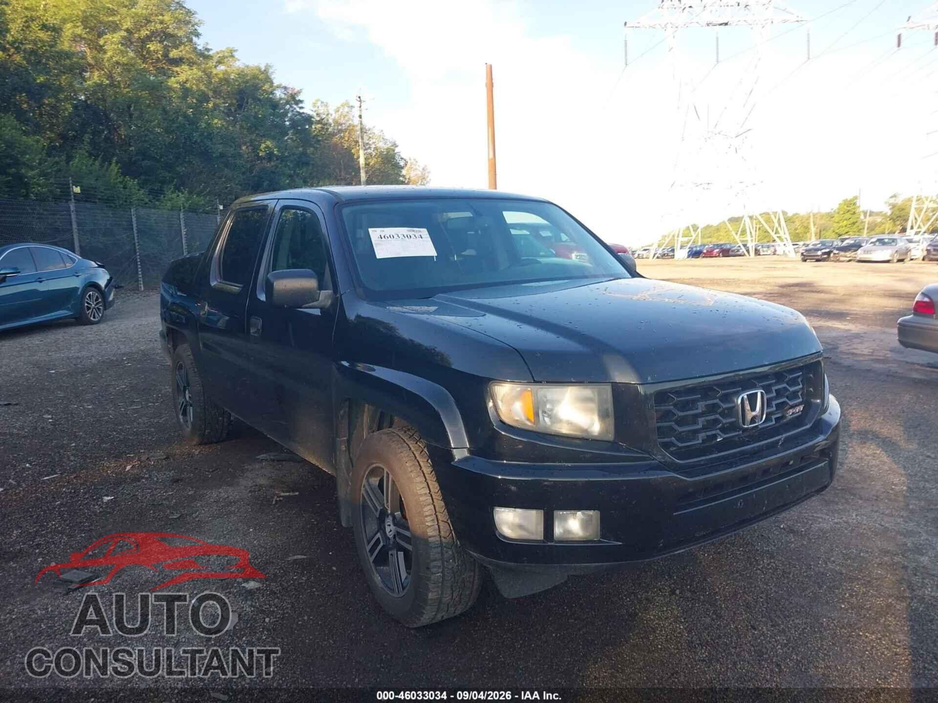 HONDA RIDGELINE 2014 - 5FPYK1F73EB009637