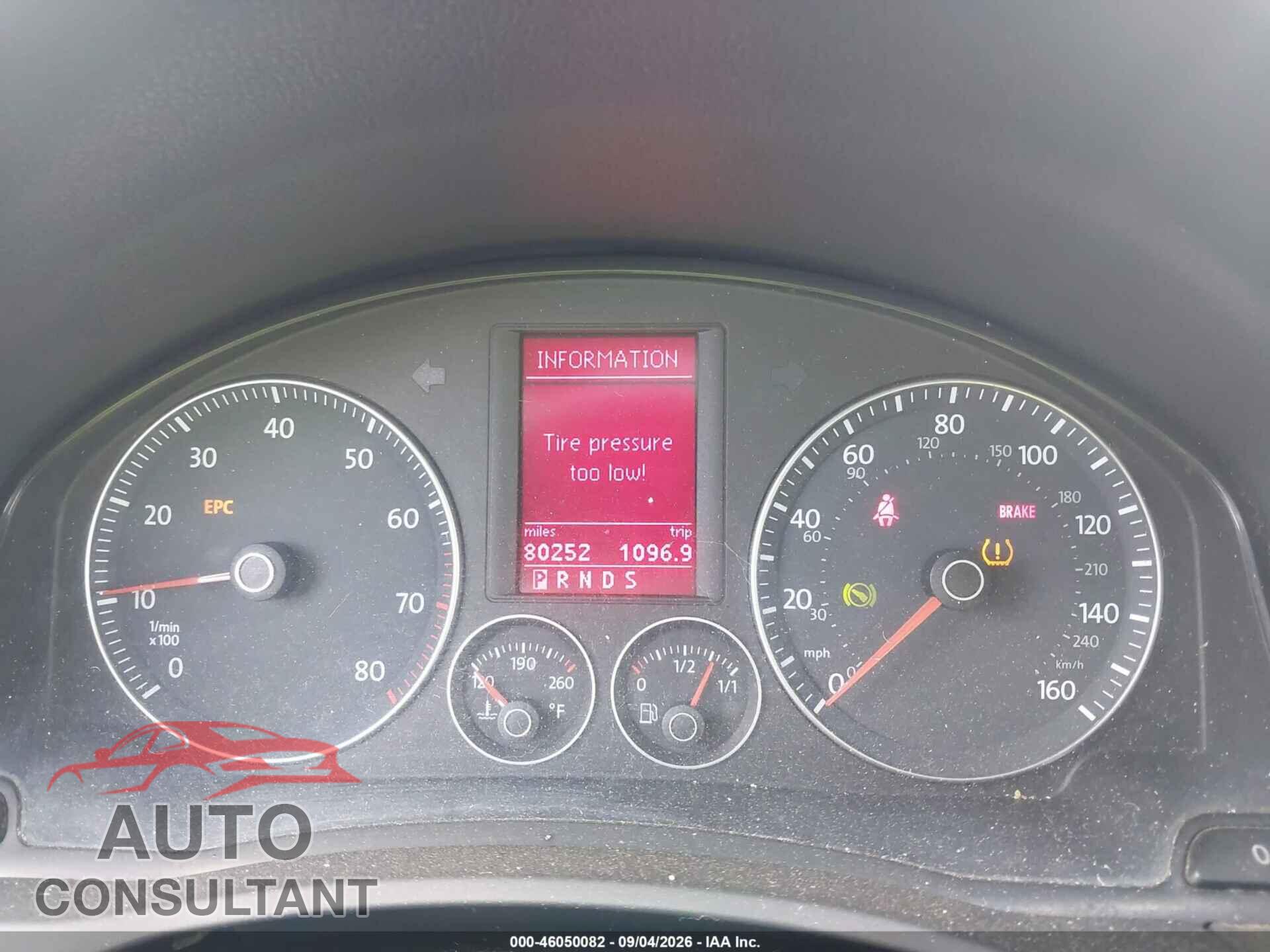 VOLKSWAGEN EOS 2009 - WVWFA71F79V020622
