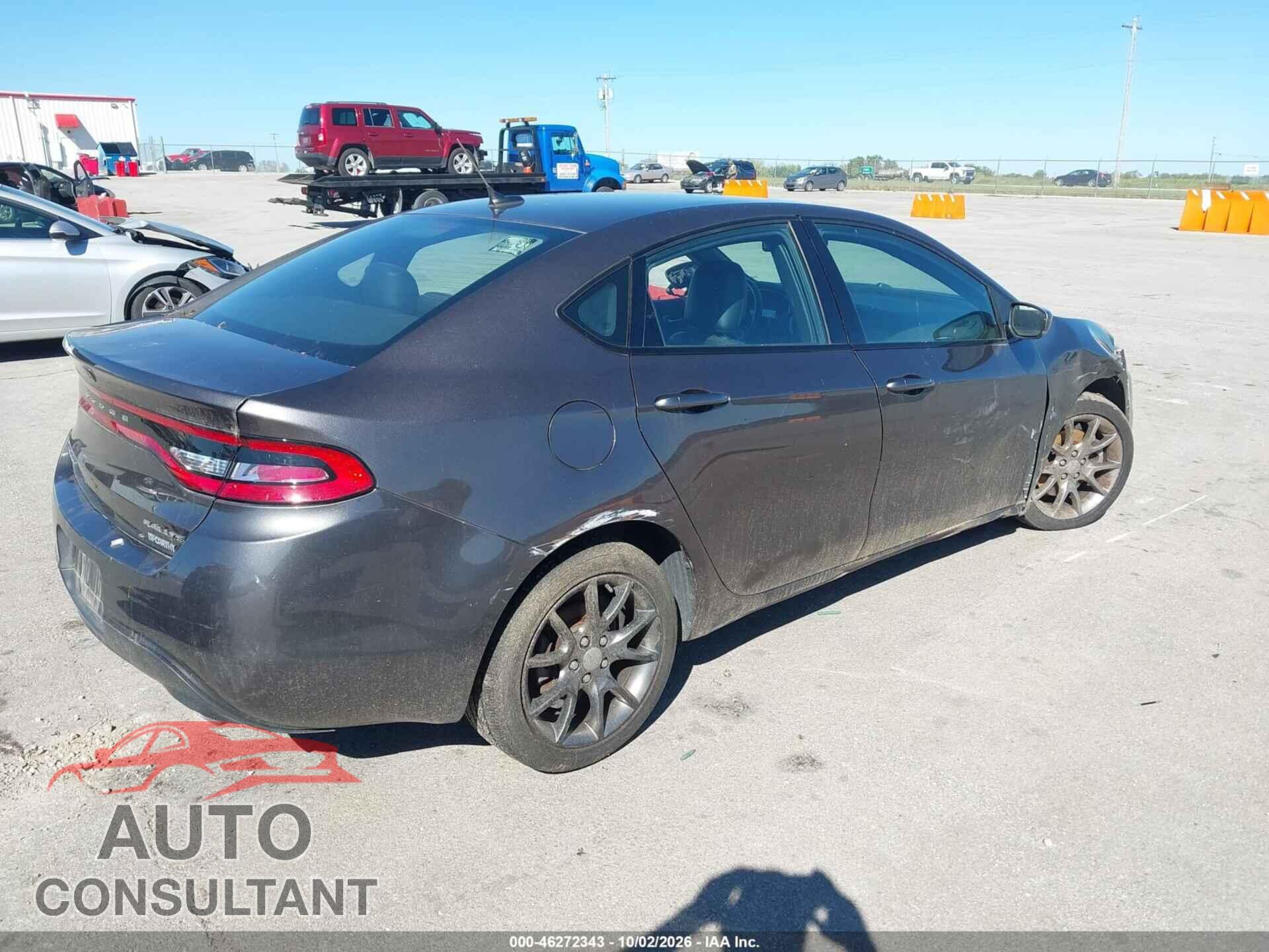 DODGE DART 2015 - 1C3CDFBB4FD151190