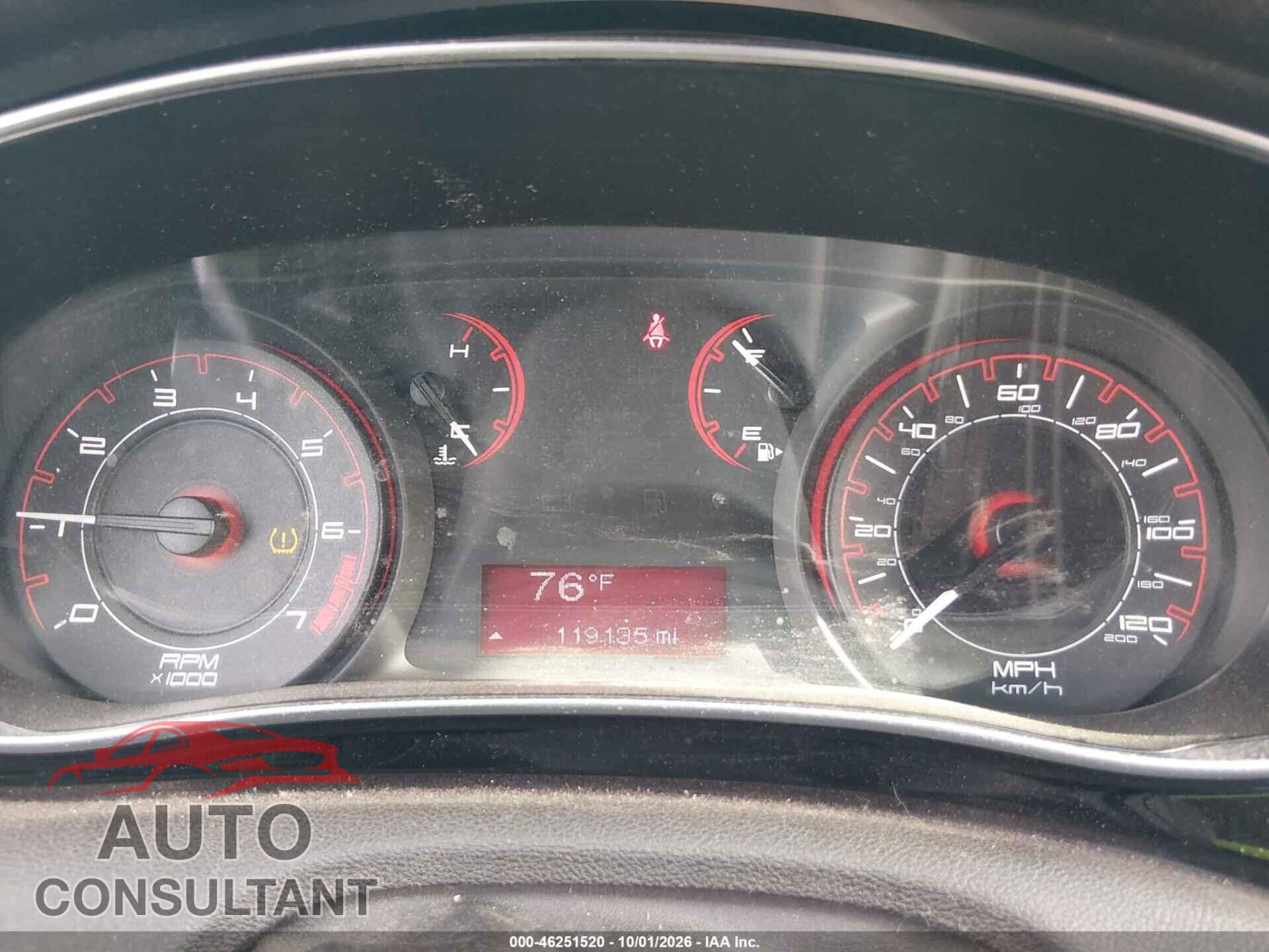 DODGE DART 2013 - 1C3CDFBH8DD132210