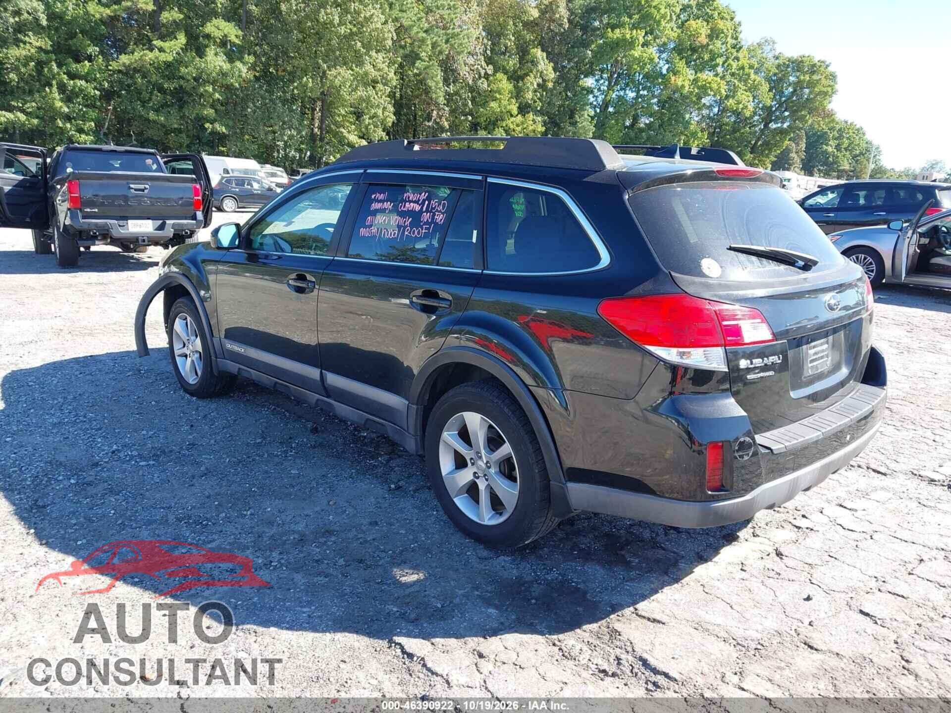 SUBARU OUTBACK 2014 - 4S4BRCLC7E3318639