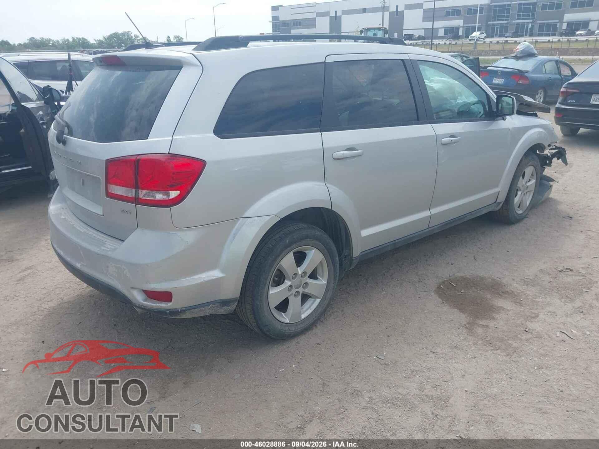DODGE JOURNEY 2012 - 3C4PDDBG8CT396867