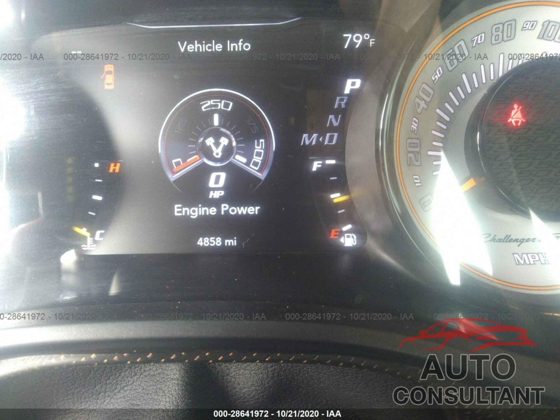 DODGE CHALLENGER 2020 - 2C3CDZFJ0LH133982