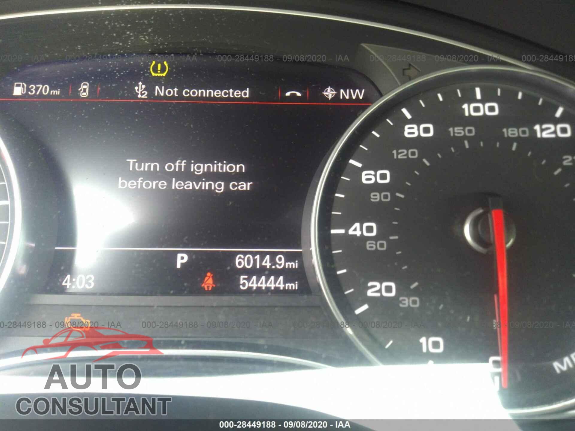 AUDI A7 2016 - WAU2GAFC0GN108530