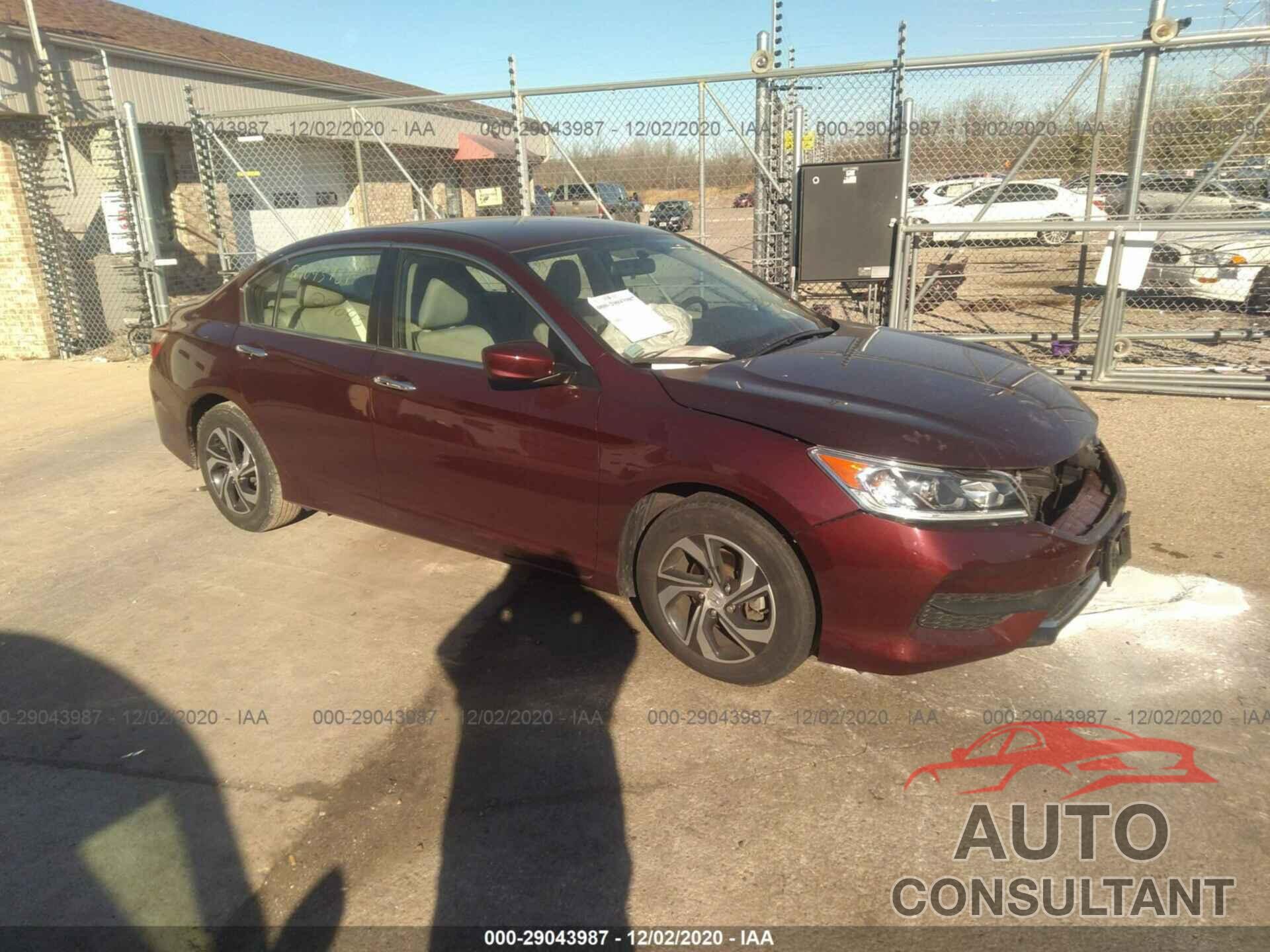 HONDA ACCORD SEDAN 2017 - 1HGCR2F32HA195803