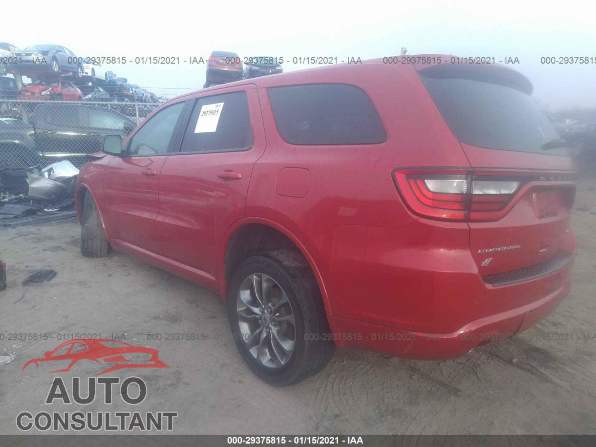 DODGE DURANGO 2019 - 1C4RDJDG5KC663994